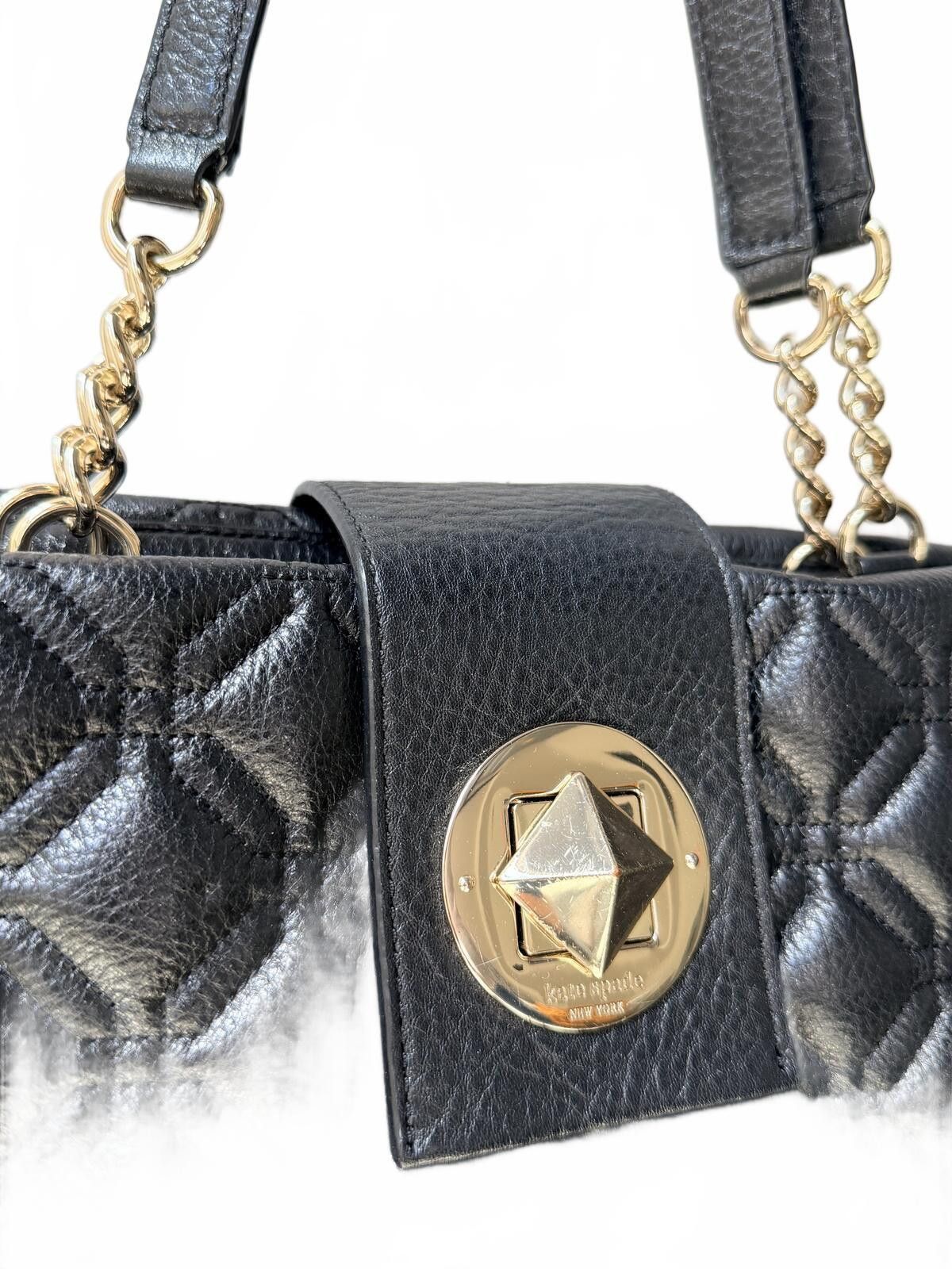 Kate Spade Kate Spade Black Quilted Leather Shoulder Bag Size ONE SIZE - 3 Thumbnail