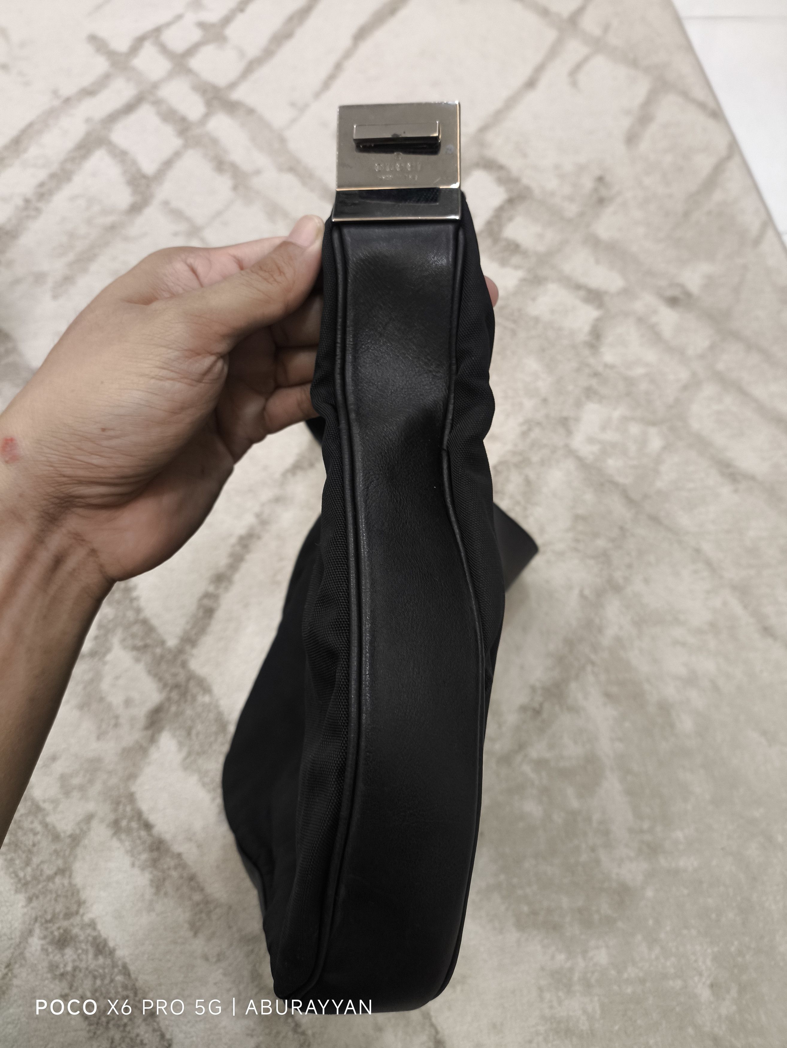 Gucci Gucci Black Hobo Shoulder Attache Bag Size ONE SIZE - 7 Thumbnail