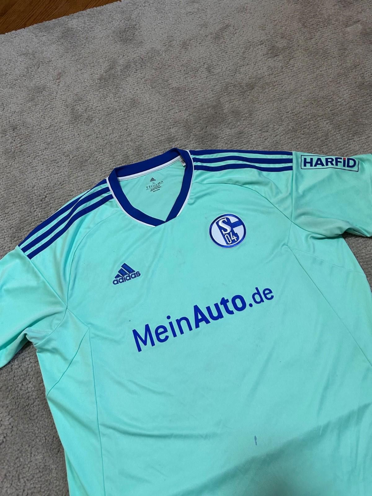 Adidas Schalke 04 2022/23 Third Football Shirt Soccer Jersey Trikot Size ONE SIZE - 3 Thumbnail