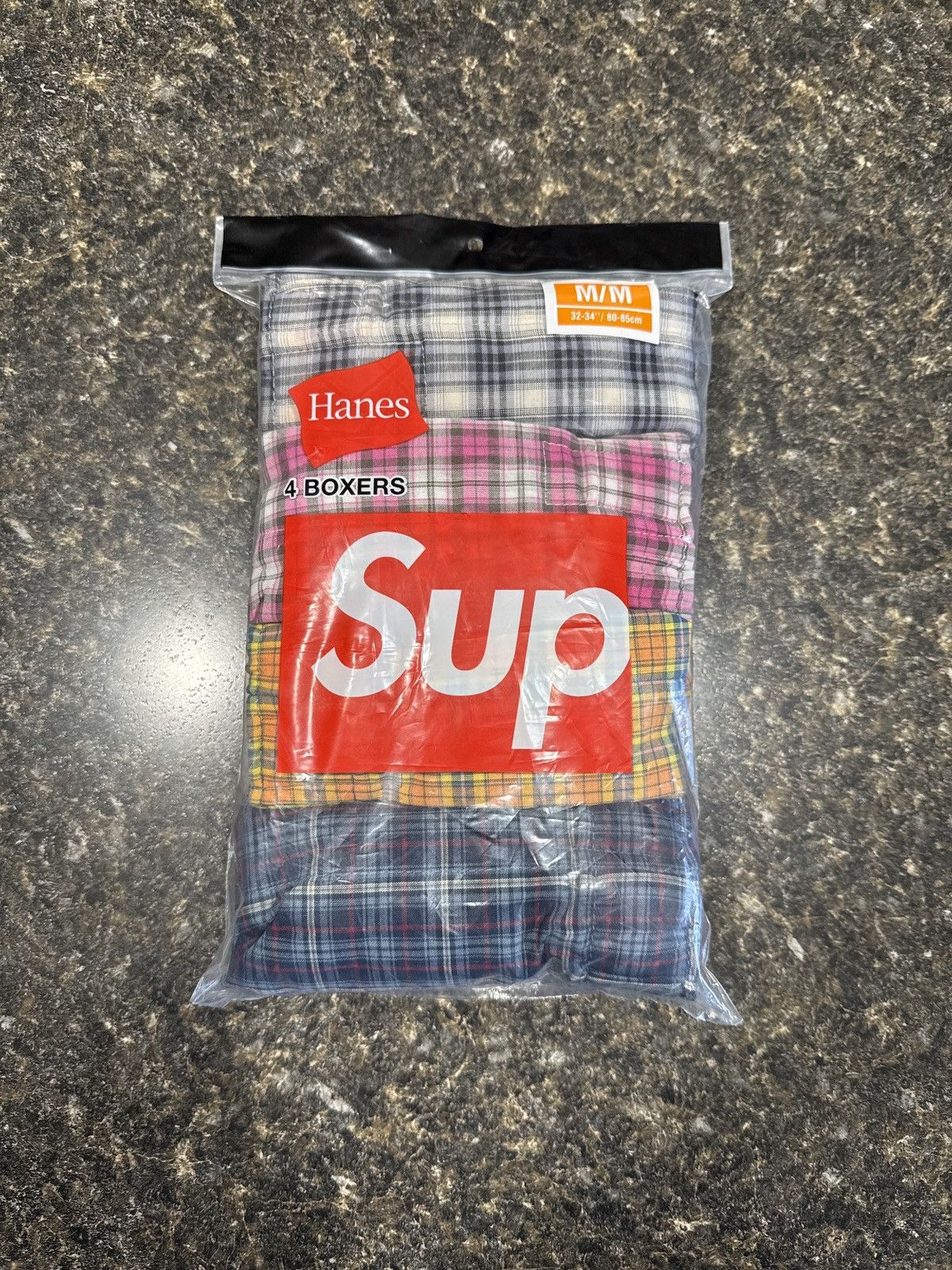 Supreme Supreme / Hanes Plaid Multicolor Boxers (4 Pack) | Grailed