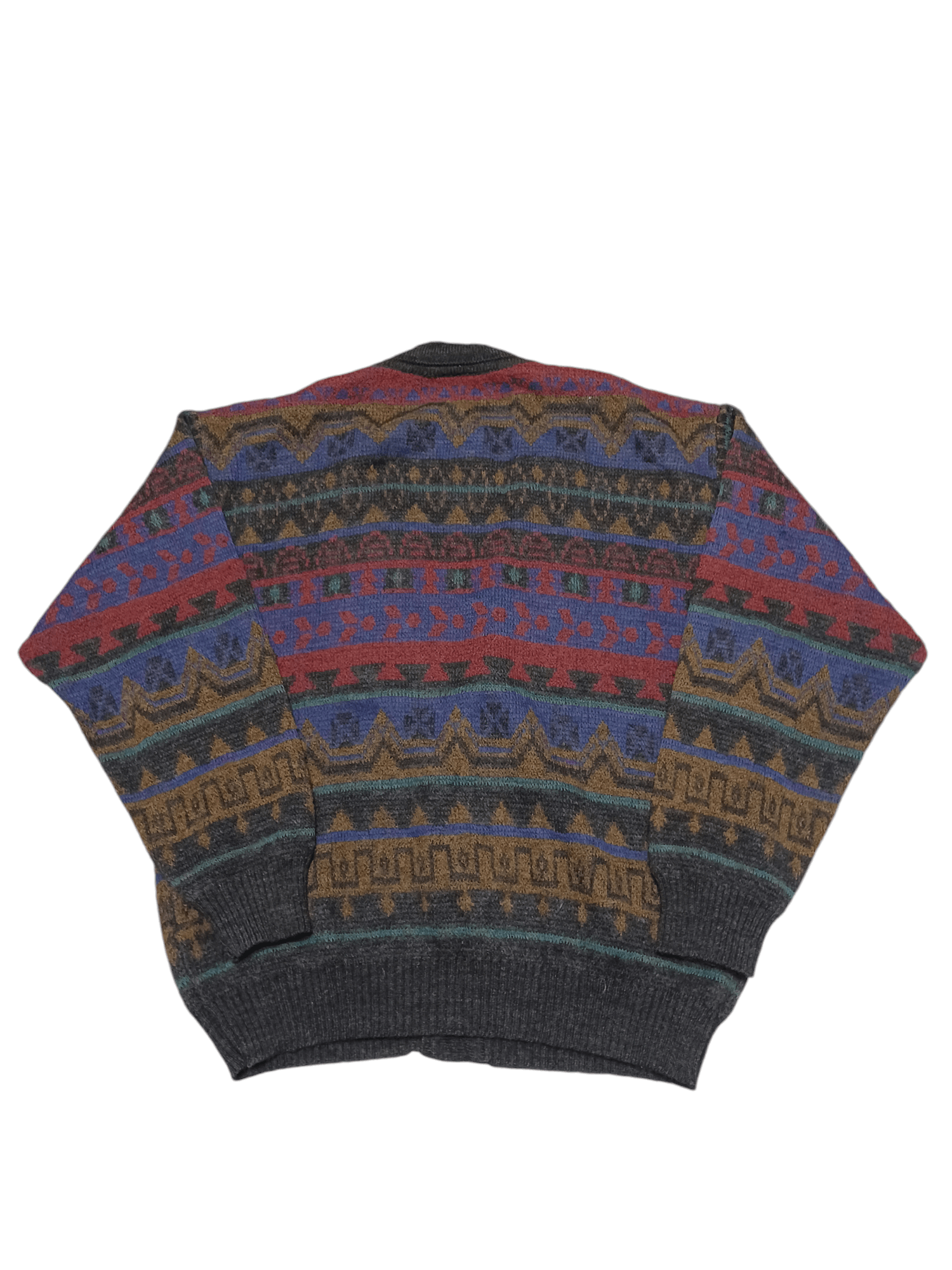 Other RENATO CAVALLI VINTAGE 90S MADE IN ITALY WOOL CARDIGAN Size US L / EU 52-54 / 3 - 2 Thumbnail