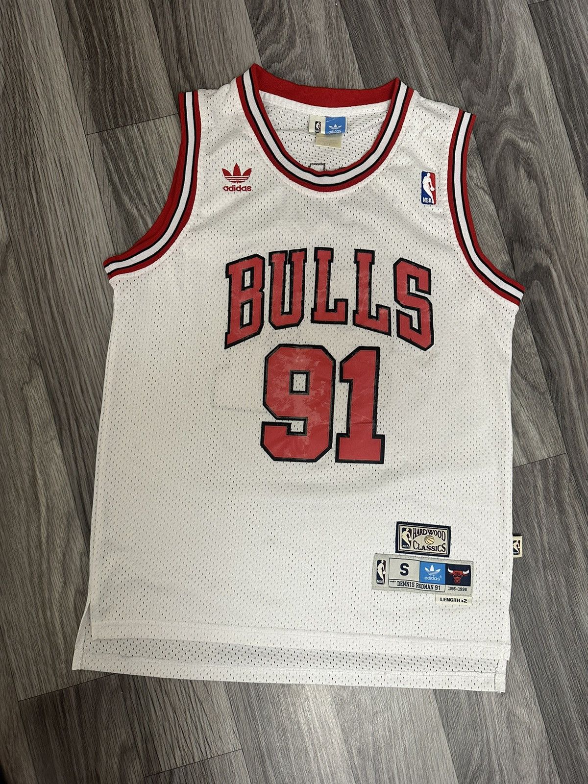 Adidas Adidas Chicago Bulls Rodman 91 Jersey 1995-1996 hype Size US S / EU 44-46 / 1 - 1 Thumbnail