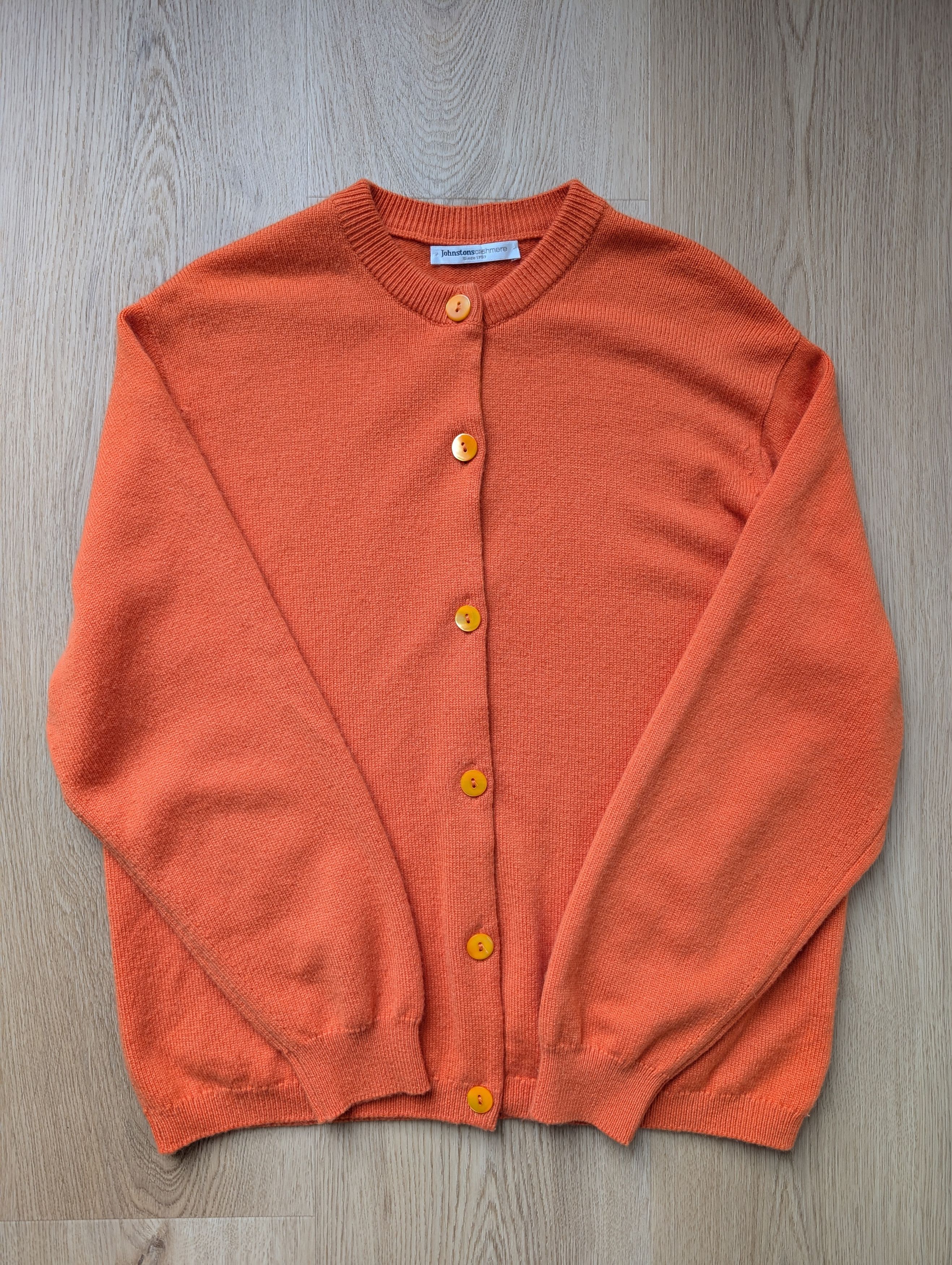 Johnstons Of Elgin Johnstons Of Elgin 100% Soft Cashmere Cardigan Jacket Size L / US 10 / IT 46 - 4 Thumbnail