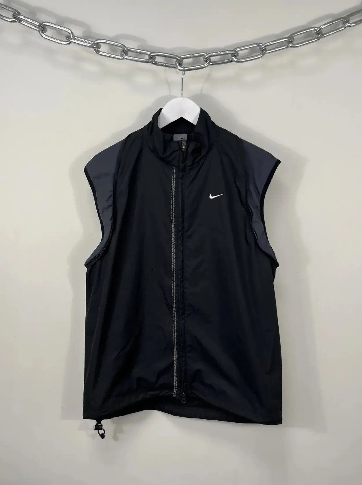 Nike Vintage Nike Y2K Transformer 2 in 1 Drill Black Track Jacket Size US L / EU 52-54 / 3 - 2 Thumbnail
