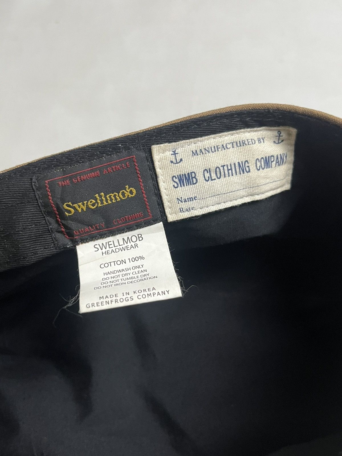 Cushman 00s Swellmob Clothing Company Mechanic Cap workers Size ONE SIZE - 8 Thumbnail