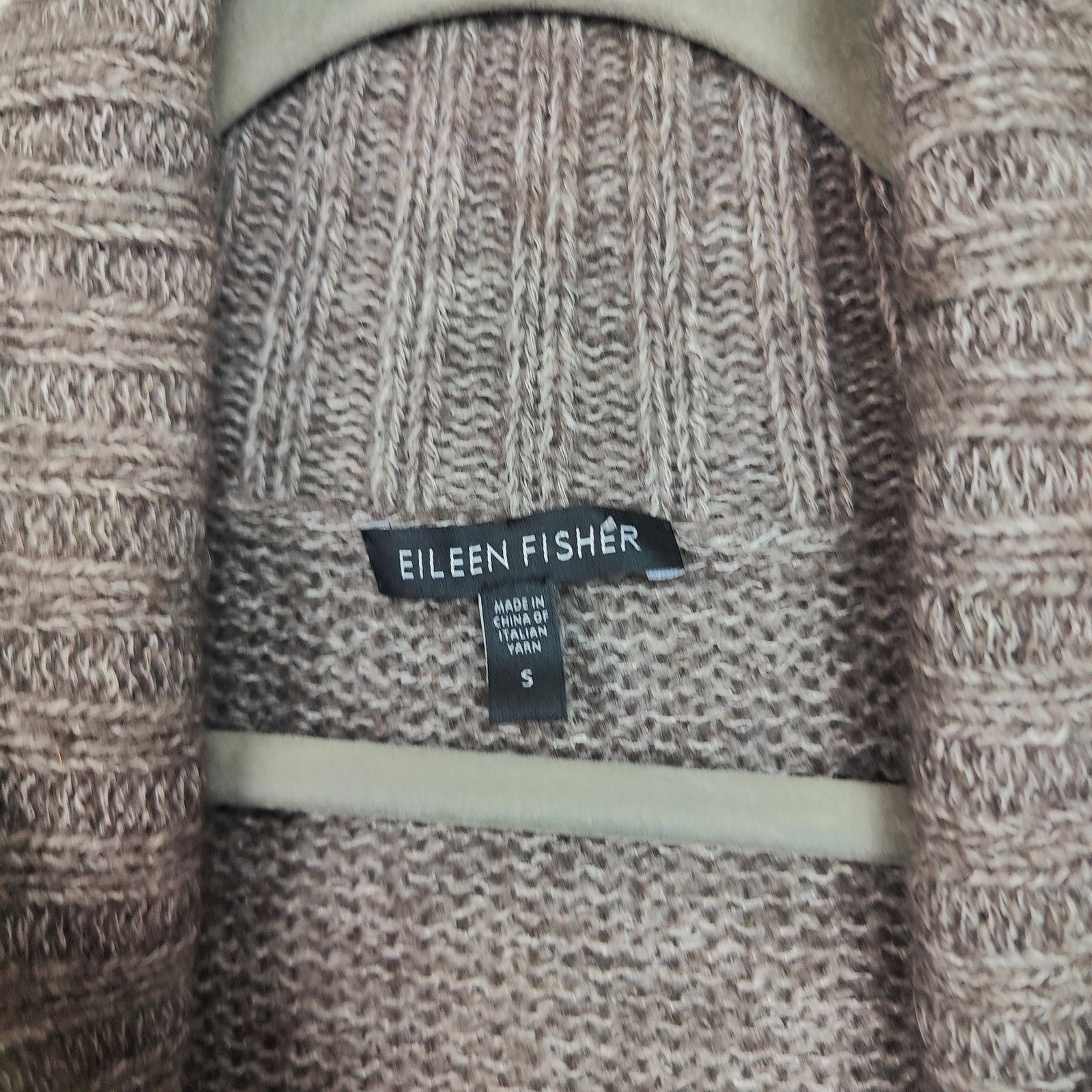 Eileen Fisher Eileen Fisher Short Sleeve Sweater Womens Small Taupe Size S / US 4 / IT 40 - 6 Thumbnail