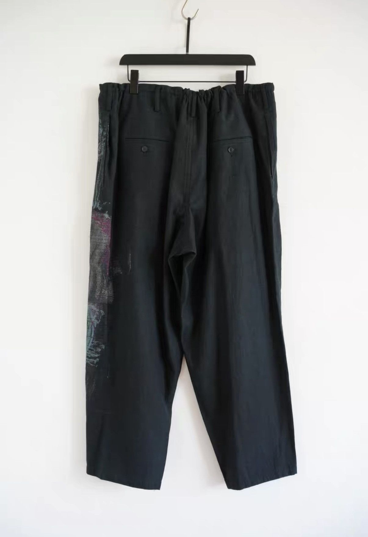 Yohji Yamamoto Yohji Yamamoto 24aw Kie Portrait Print Pants K4 Size US 36 / EU 52 - 2 Thumbnail