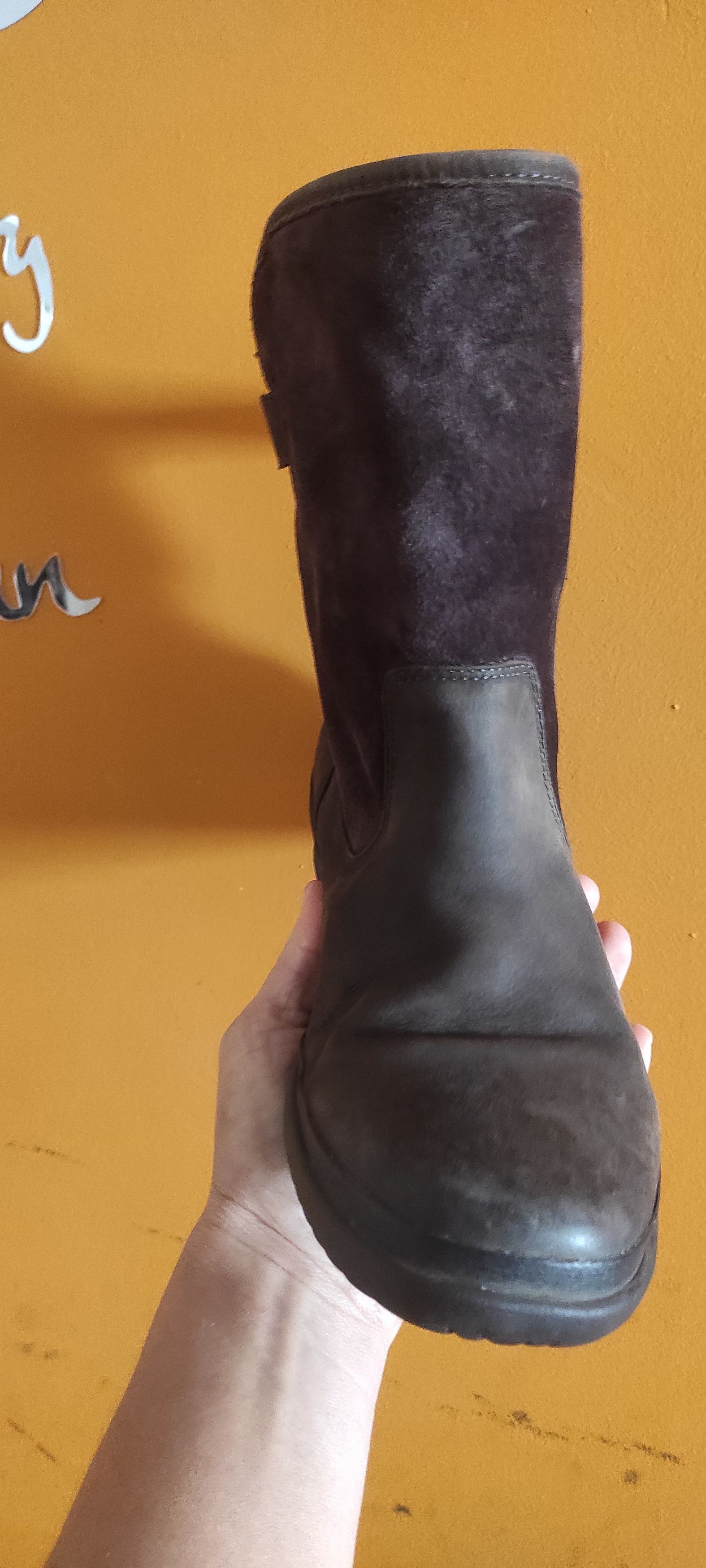 Ugg UGG Simmens Suede Leather Waterproof Shearling Boots Size US 8 / IT 38 - 13 Thumbnail