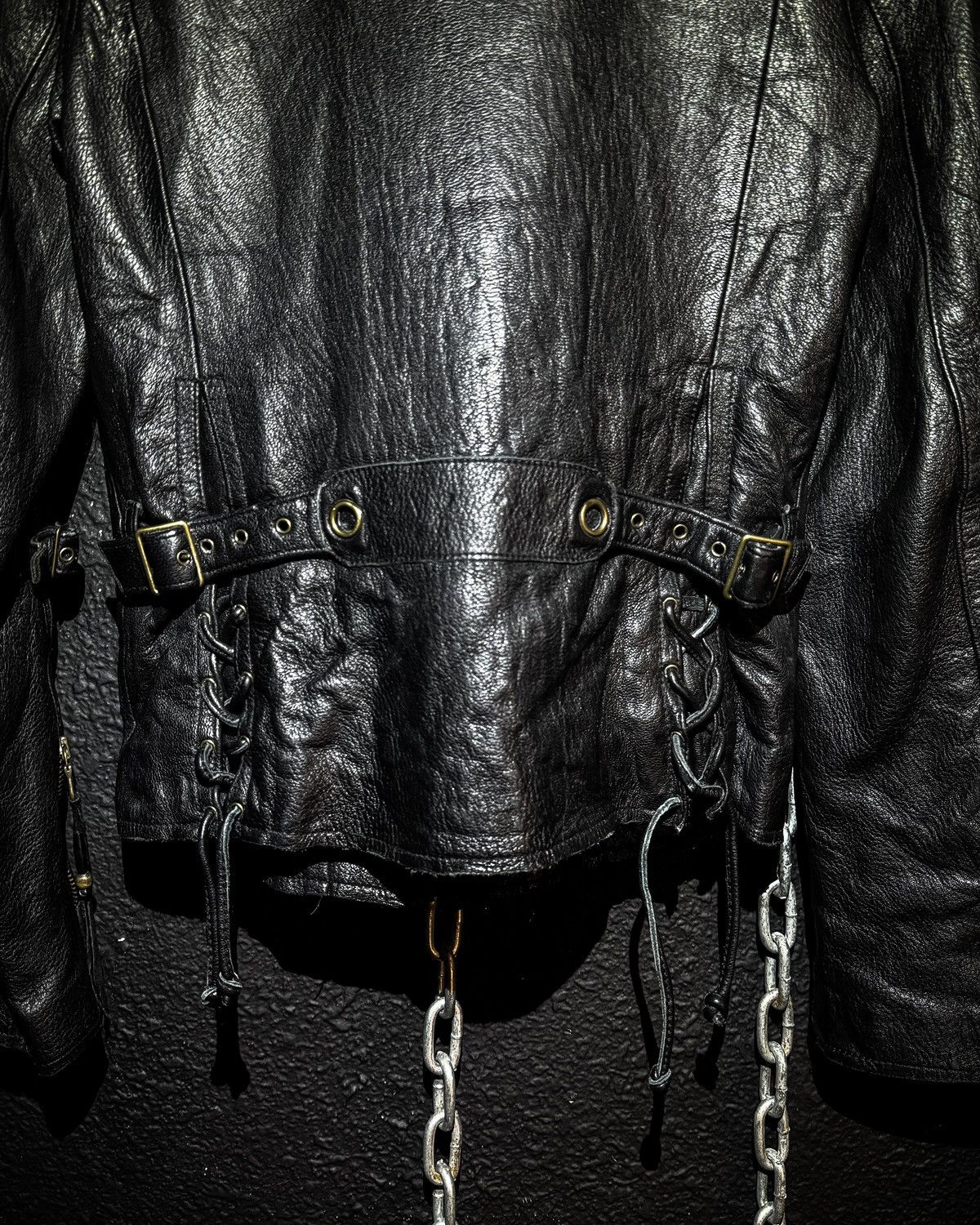 Share Spirit Homme Share Spirit - Goat leather rider jacket Size US S / EU 44-46 / 1 - 7 Thumbnail