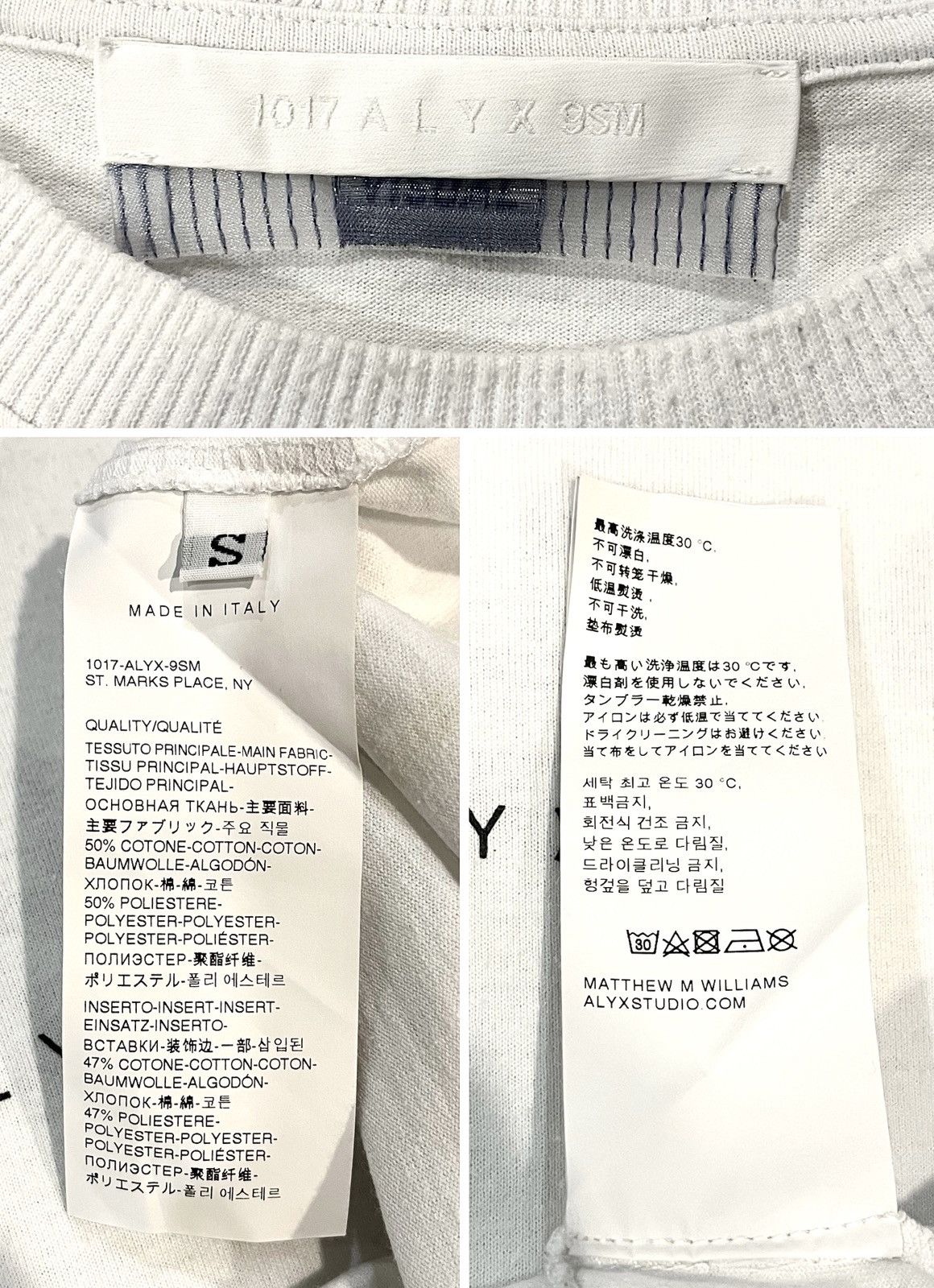 1017 ALYX 9SM 1017 ALYX 9SM ENDLESS COLLECTION CODE LOGO TSHIRT Size US L / EU 52-54 / 3 - 5 Thumbnail