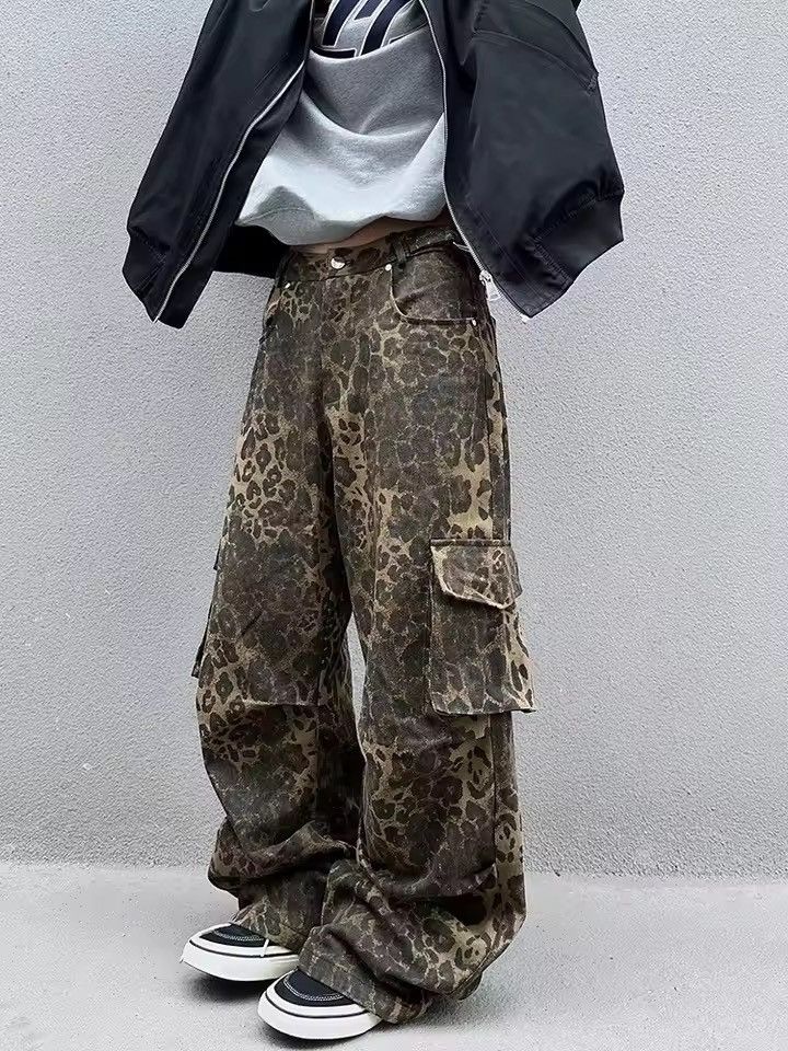 Japanese Brand Leapord Style Pant Size US 33 - 1 Thumbnail