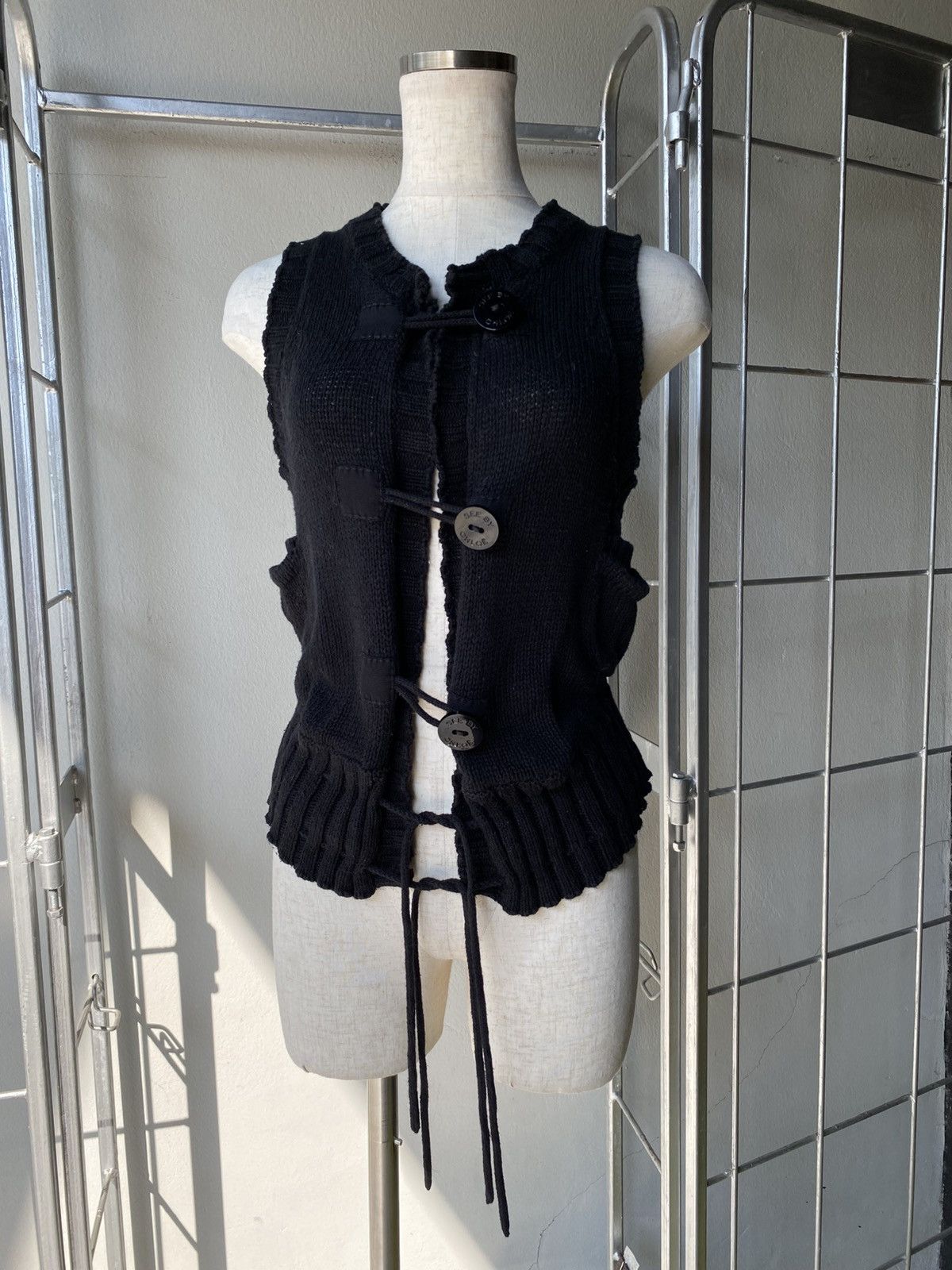 See by Chloe SEE BY CHLOÉ Black Knit Vest Size S / US 4 / IT 40 - 16 Thumbnail