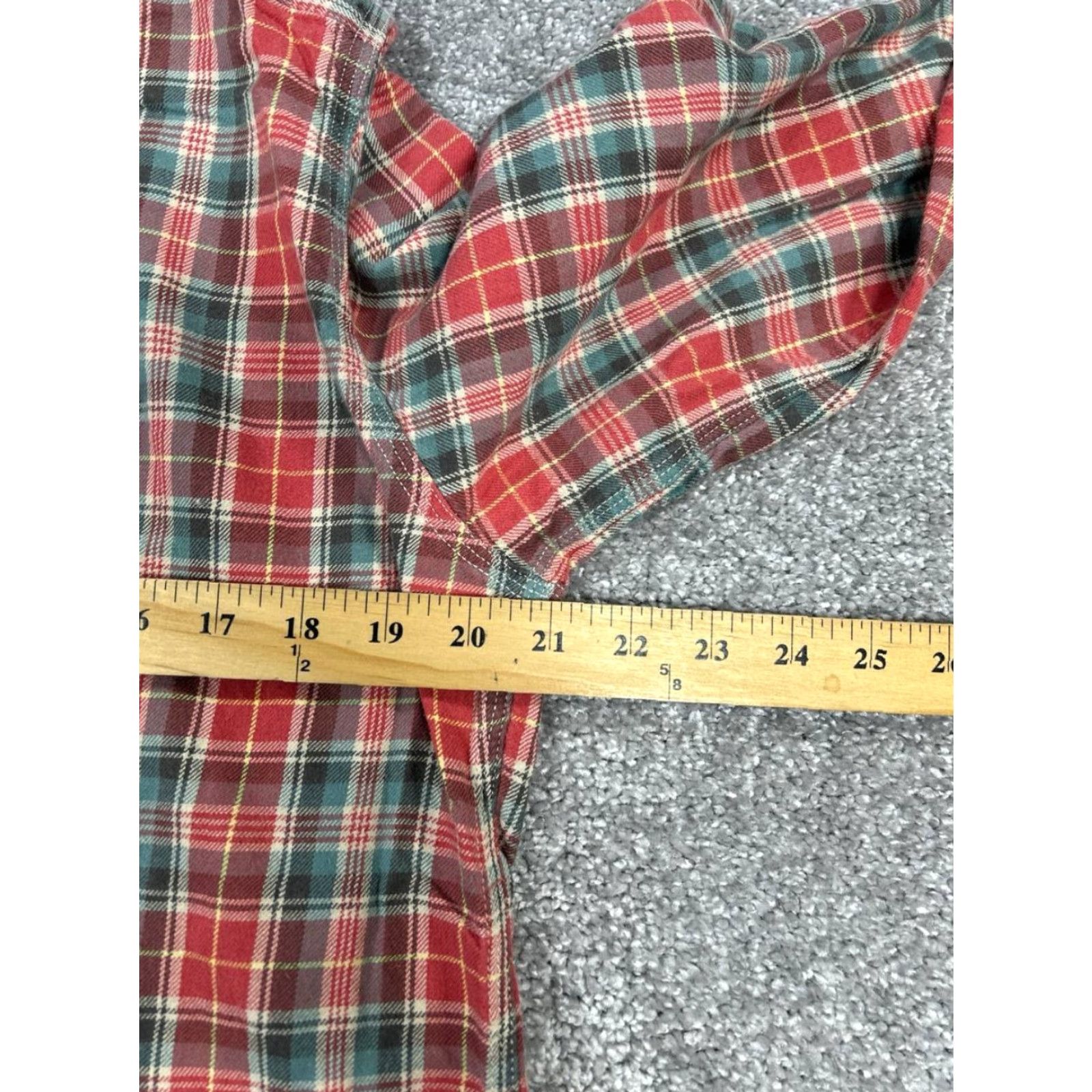 Ralph Lauren VINTAGE Lauren Ralph Lauren Shirt Mens XL Blue Cotton Flannel Button-Up Collared Plaid Long Sleeve Button Adjustable Size US XL / EU 56 / 4 - 5 Thumbnail