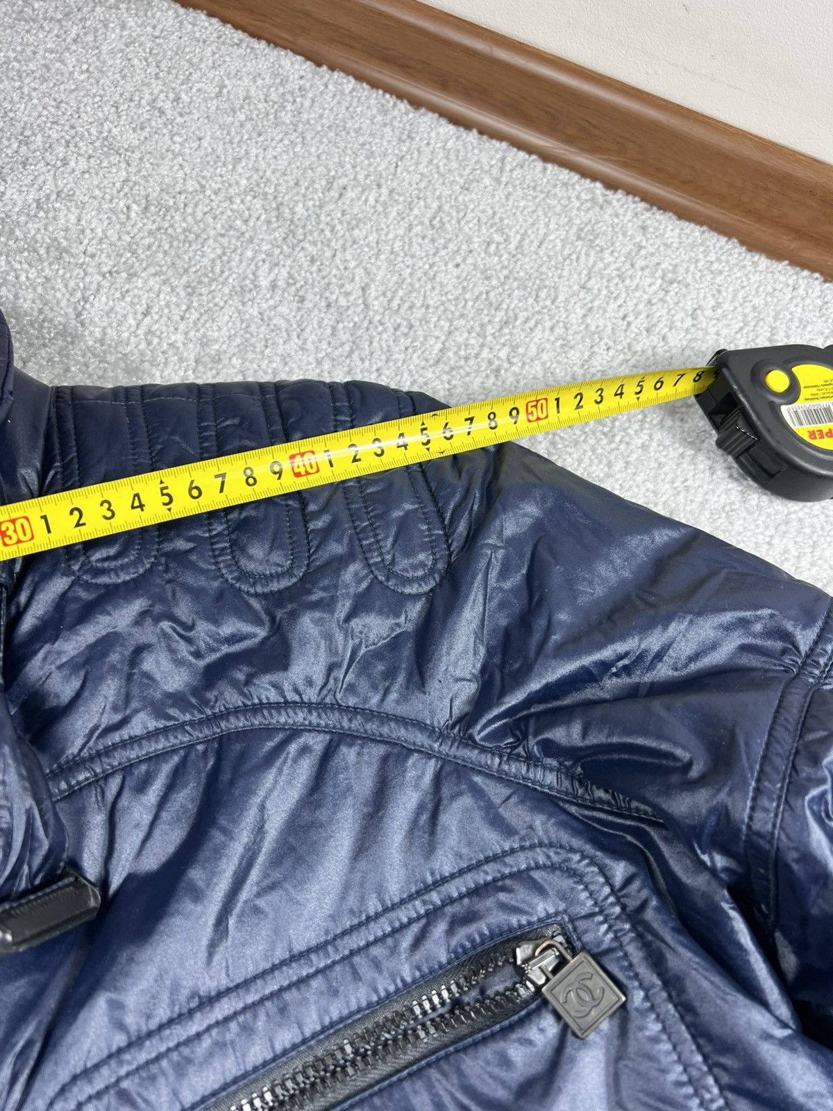 Chanel Vintage Chanel Navy Ski Suit Size 44 Size M / US 6-8 / IT 42-44 - 22 Thumbnail