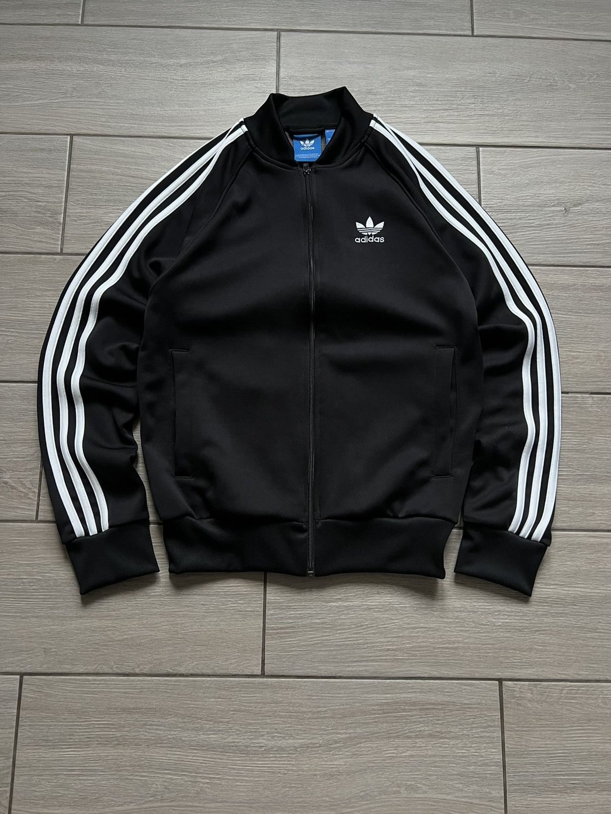 Adidas Adidas Zip Up 3 Stripe Hoodie Balenciaga Style Size US S / EU 44-46 / 1 - 3 Thumbnail