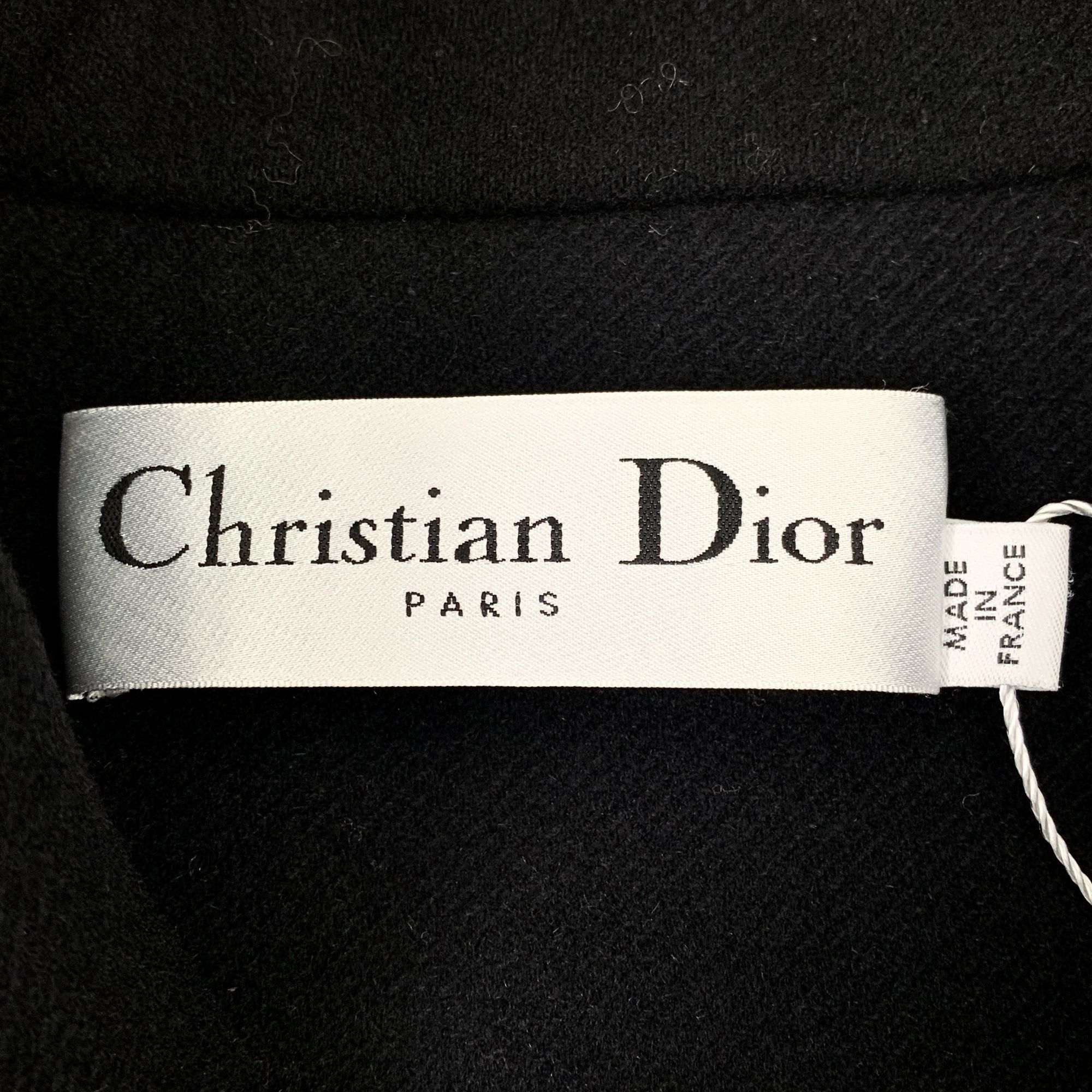 Dior Christian Dior Womens Wool & Rabbit Hair Double-Breasted Lon Size S / US 4 / IT 40 - 7 Thumbnail