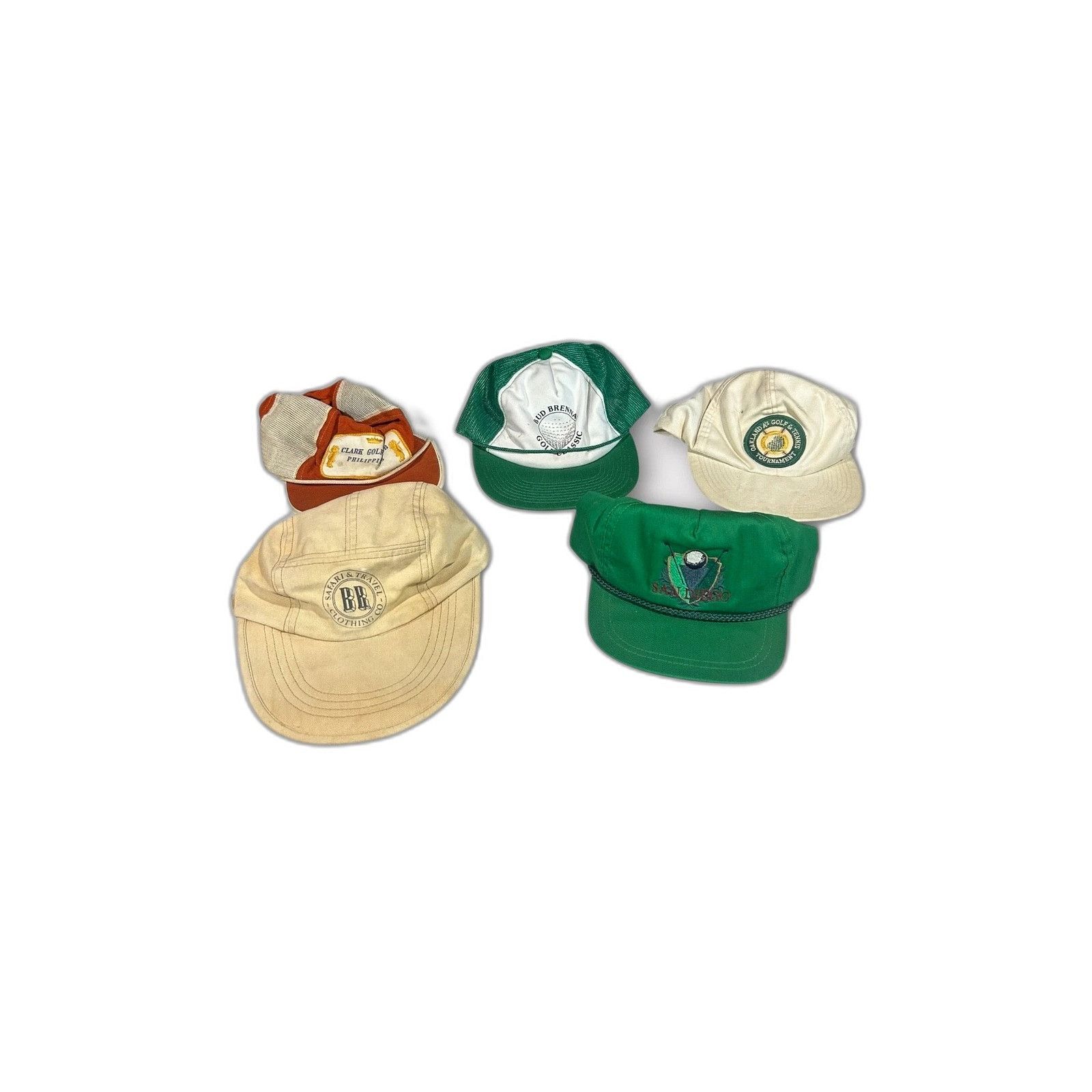 Vintage Lot of 5 Golf Tournament Snapbacks Hats VTG Reseller Bundle Size ONE SIZE - 1 Thumbnail