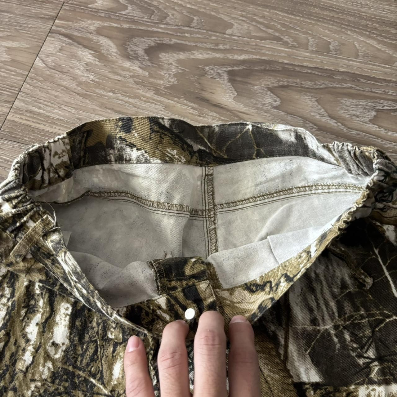 Japanese Brand Crazy Vintage Y2K/2000s Tree Camo Skater Cargo Pants! 28x28 Size US 28 / EU 44 - 8 Thumbnail