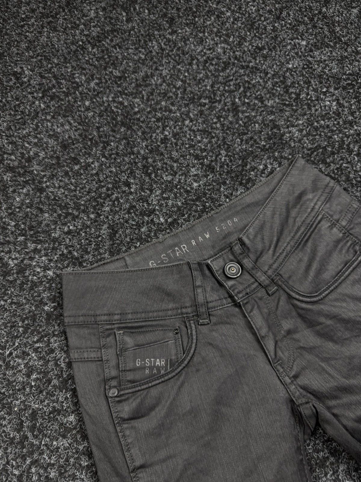 G-Star 00s Y2K G-Star RAW 5204 Avant Garde Opium Rock Skinny Jeans Size 23" - 6 Thumbnail