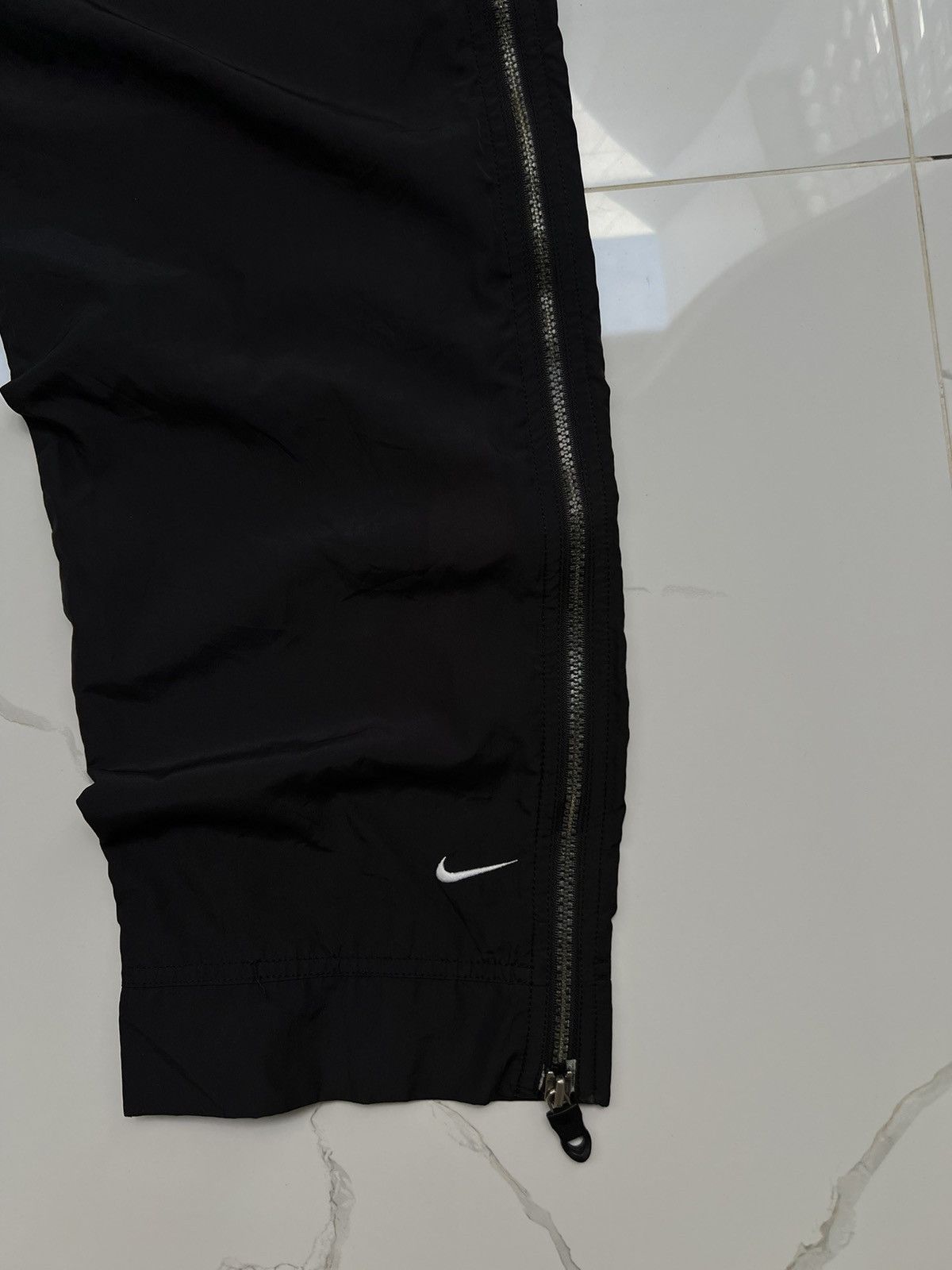 Nike × Vintage 90's NIKE ANDRE AGASSI FULL ZIP RETRO Y2K BAGGY TRACK PANTS Size US 34 / EU 50 - 2 Thumbnail