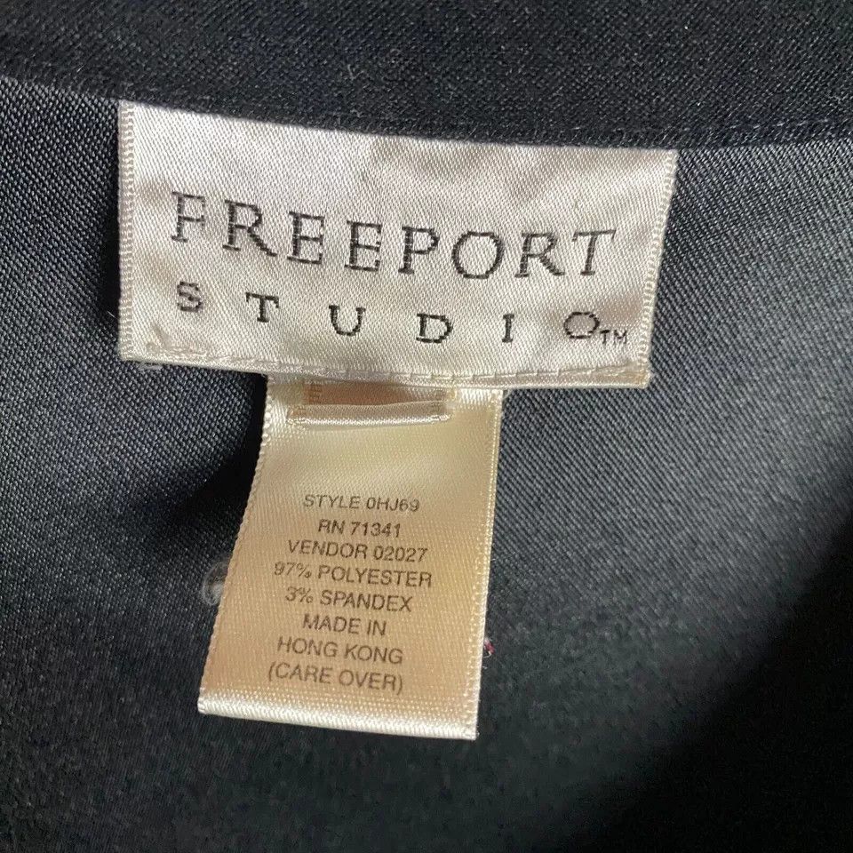 Other Freeport Studio Button Up Women 16 Velvet Polyester Adults Size XXL / US 16-18 / IT 52-54 - 4 Thumbnail