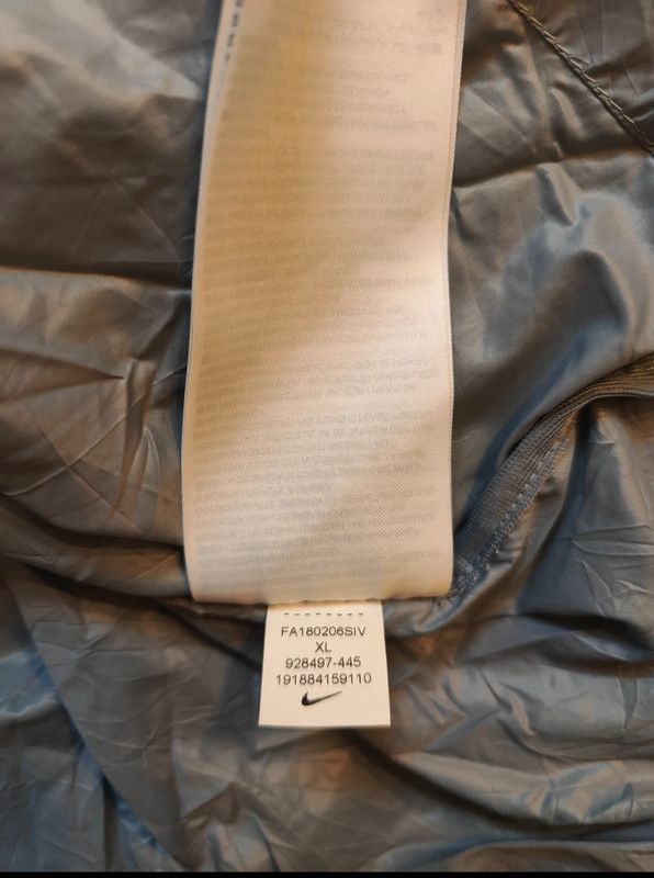 Nike Nike Running Division Crinkle Effect Crew Jacket XL Size US XL / EU 56 / 4 - 5 Thumbnail