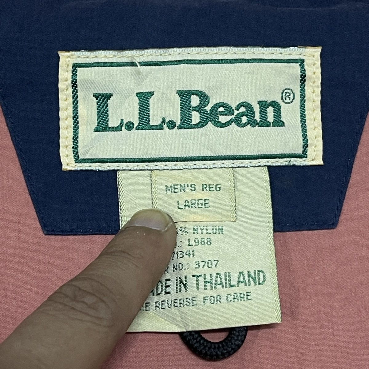 L.L. Bean Vintage 80s L.L. Bean Pink Mountain Parka Windbreaker Jacket Size US L / EU 52-54 / 3 - 14 Thumbnail