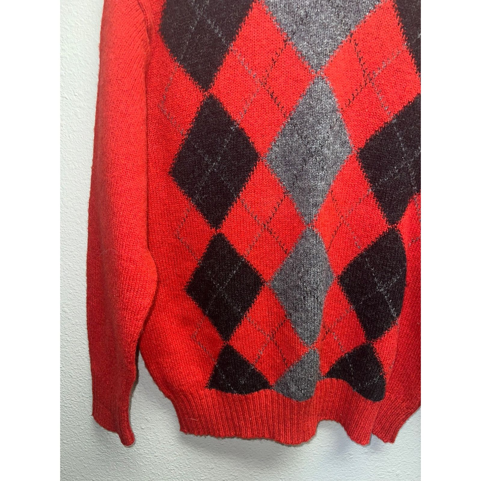 Vintage Vintage Red Wool Sweater Cooper & Roe Nottingham England L Size US L / EU 52-54 / 3 - 5 Thumbnail