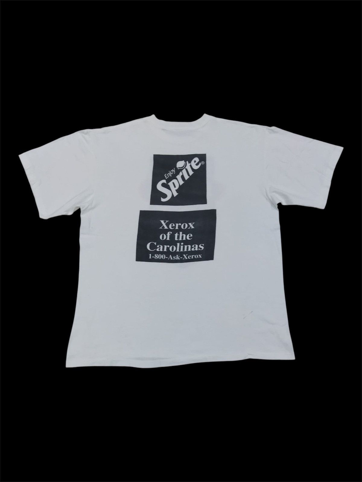 Vintage Vintage 90s Charlotte Hornets vs Raptors Sprite Promo Tee Size US XL / EU 56 / 4 - 2 Thumbnail