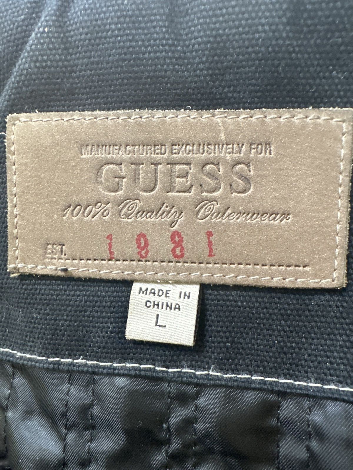 Guess Guess 1981 Genuine Leather Jacket Size US L / EU 52-54 / 3 - 8 Thumbnail