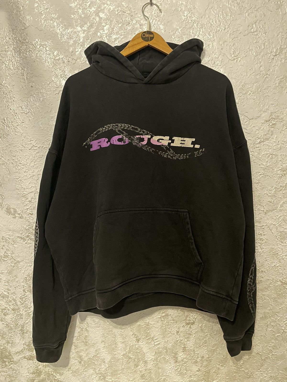 Japanese Brand Rough. Streatwear Hoodie Size US S / EU 44-46 / 1 - 1 Thumbnail