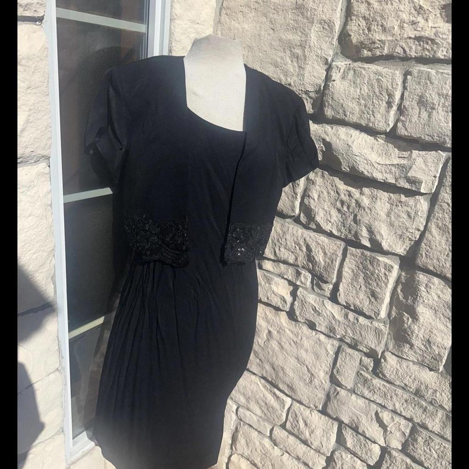 Other Vintage 90s JOHN ROBERTS Women 2 PC Black Size Medium 8 Size M / US 6-8 / IT 42-44 - 1 Thumbnail
