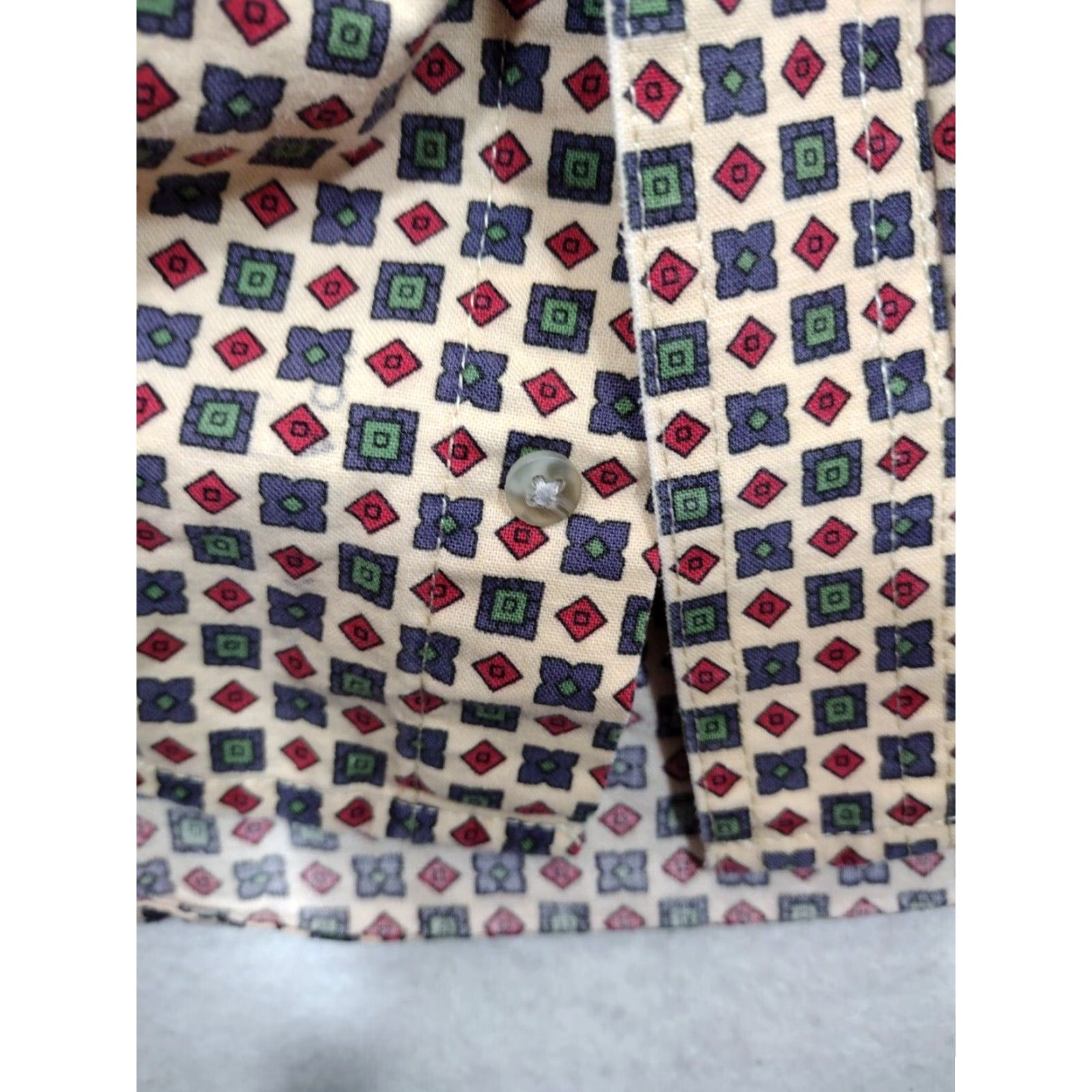 Wrangler WRANGLER Button Up Geometric Shirt Mens XL Long Sleeve Collared Casual Multicolor Western Size US XL / EU 56 / 4 - 4 Thumbnail