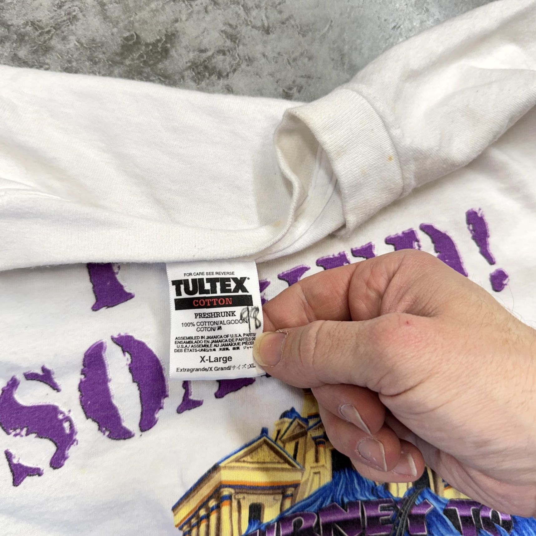 Tultex VINTAGE Tultex Sea World Atlantis Shirt Mens XL White I Got Soaked Graphic 90s Size US XL / EU 56 / 4 - 6 Thumbnail