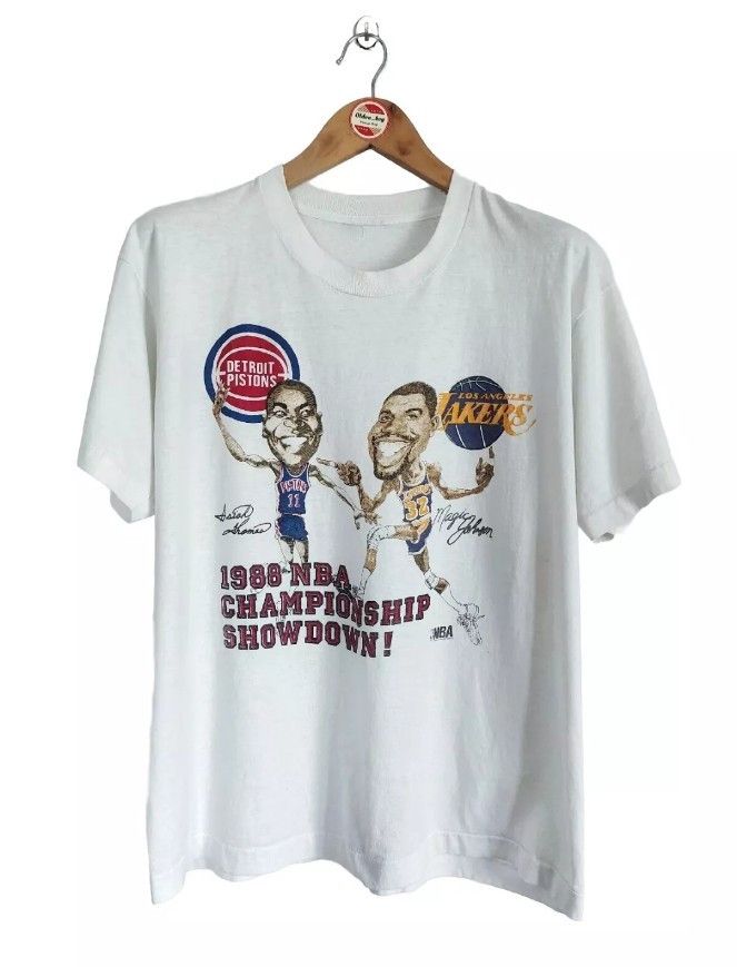 Mega Rare Vintage 1988 NBA Champion Caricature T-shirt