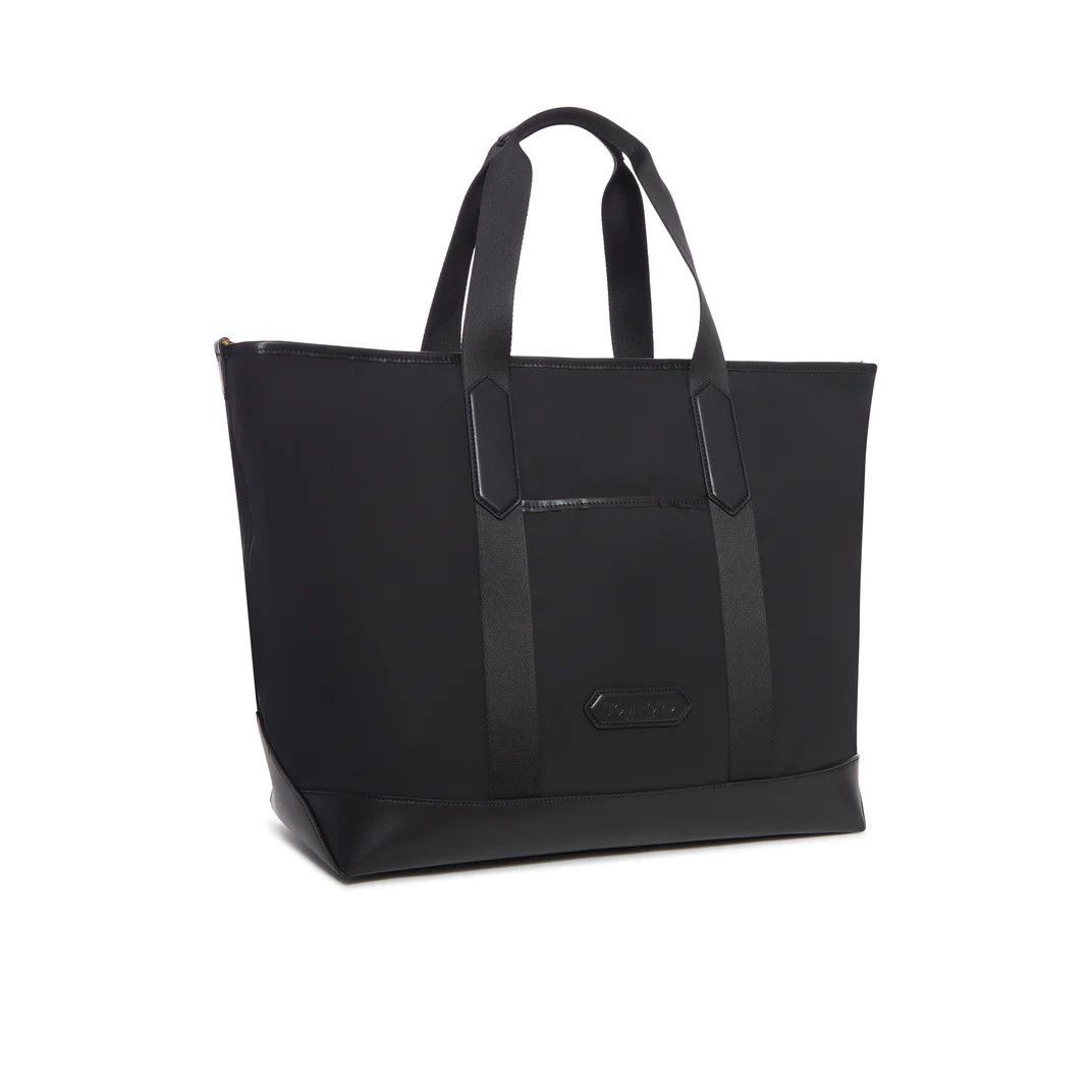 Tom Ford TOM FORD Black Nylon/Leather Tote Bag New Size ONE SIZE - 2 Thumbnail