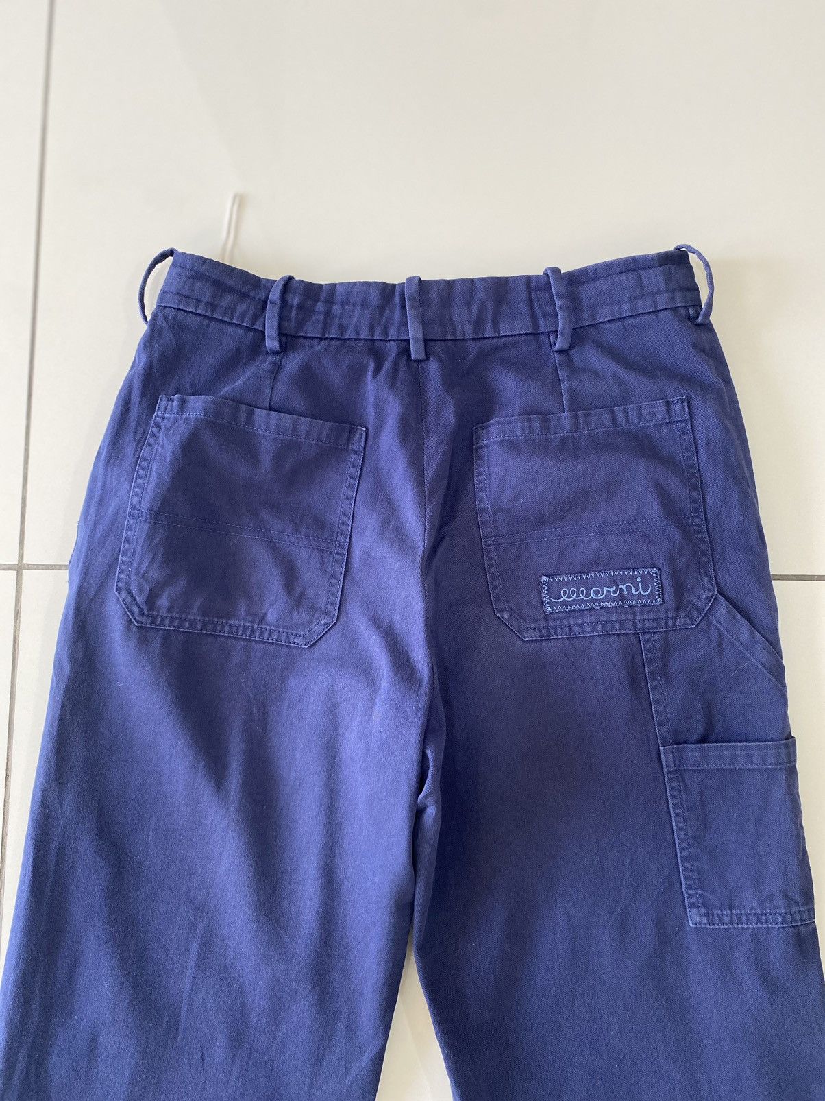 Designer × Marni Marni Logo Embroided Baggy Pants Size 30" / US 8 / IT 44 - 14 Thumbnail