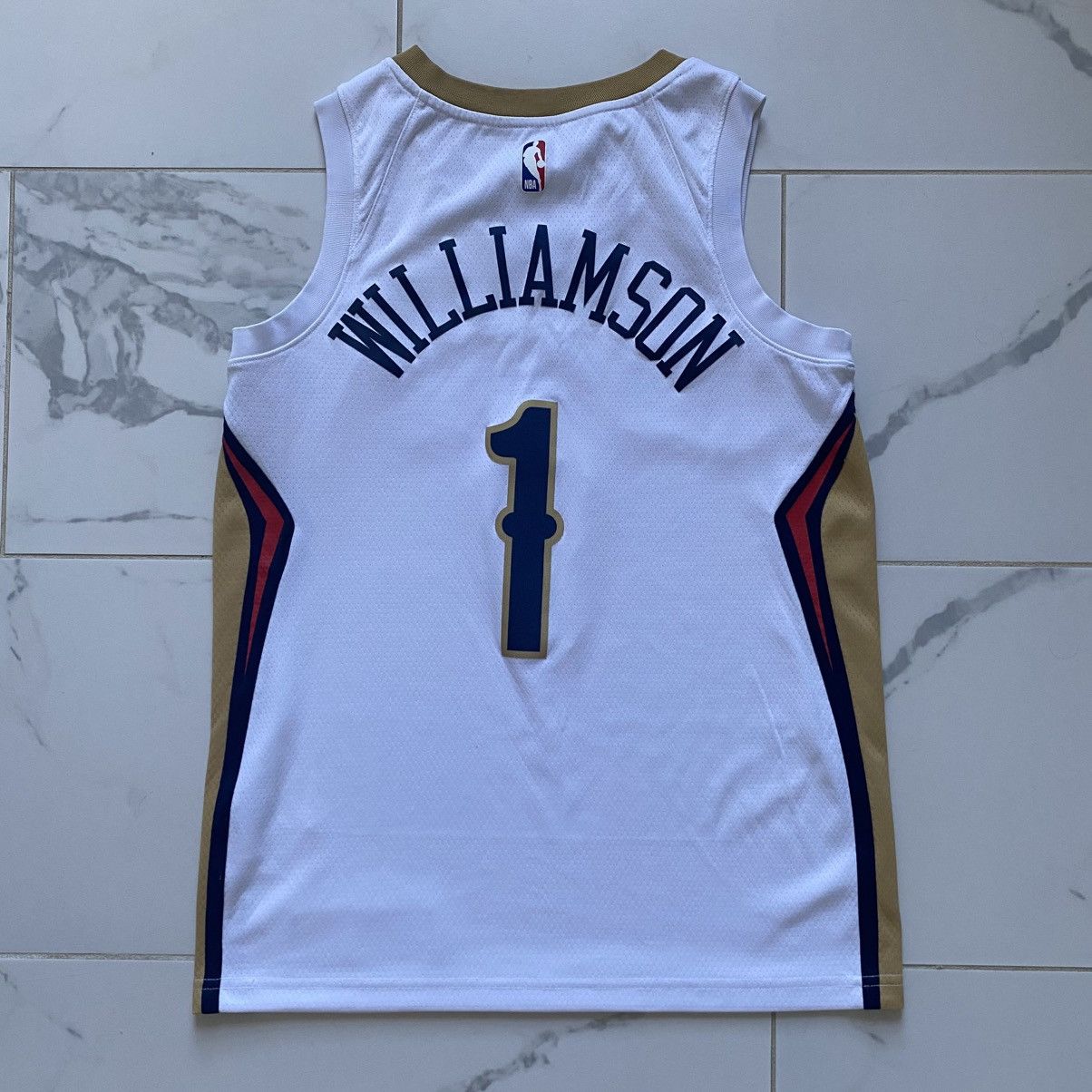 Nike New Orleans Pelicans Zion Williamson #1 Nike Swingman Jersey Size US L / EU 52-54 / 3 - 2 Thumbnail