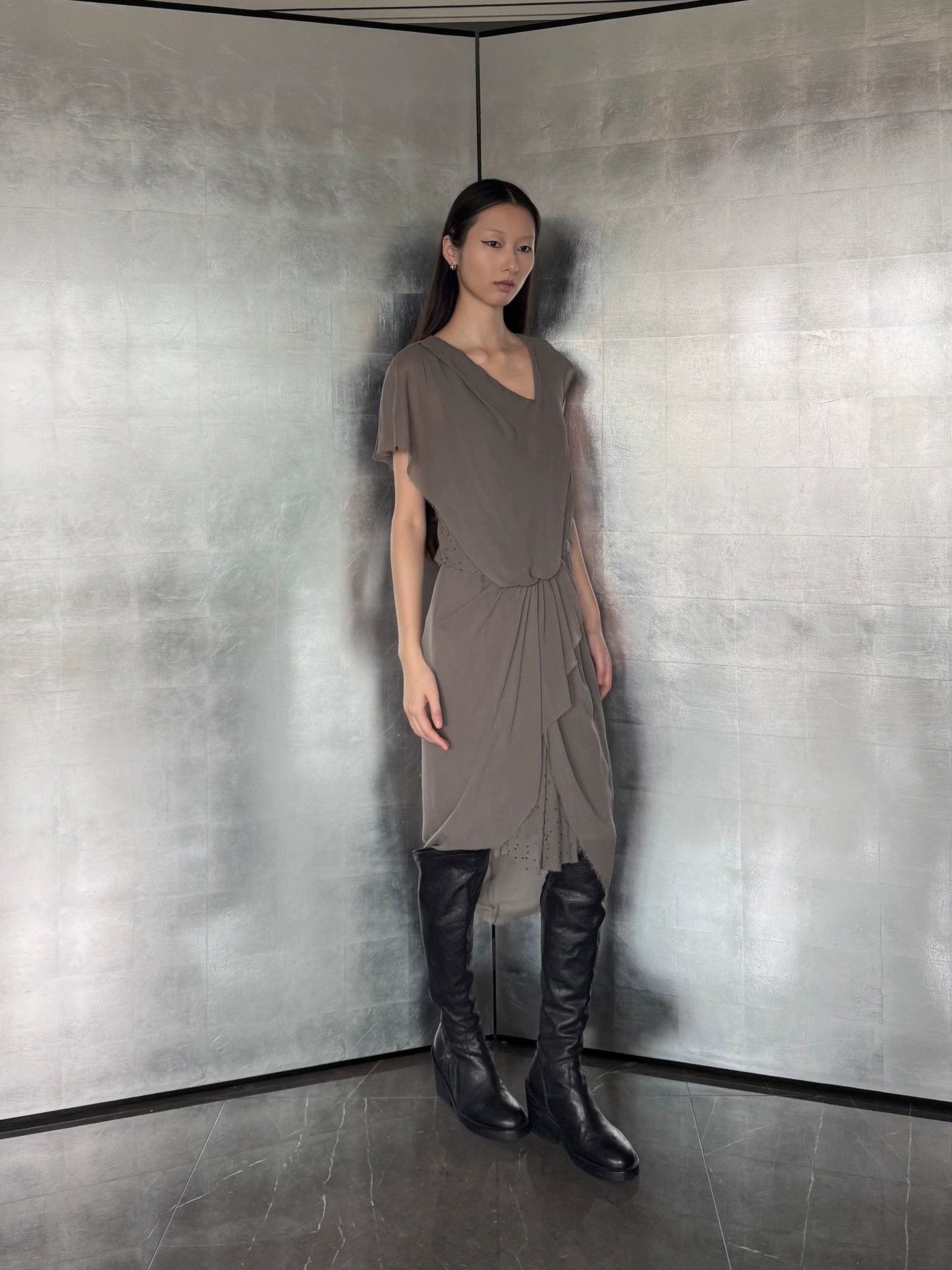 Helmut Lang Helmut Lang Vintage Double Mesh Two-Piece Dress size 2 Size XS / US 0-2 / IT 36-38 - 3 Thumbnail