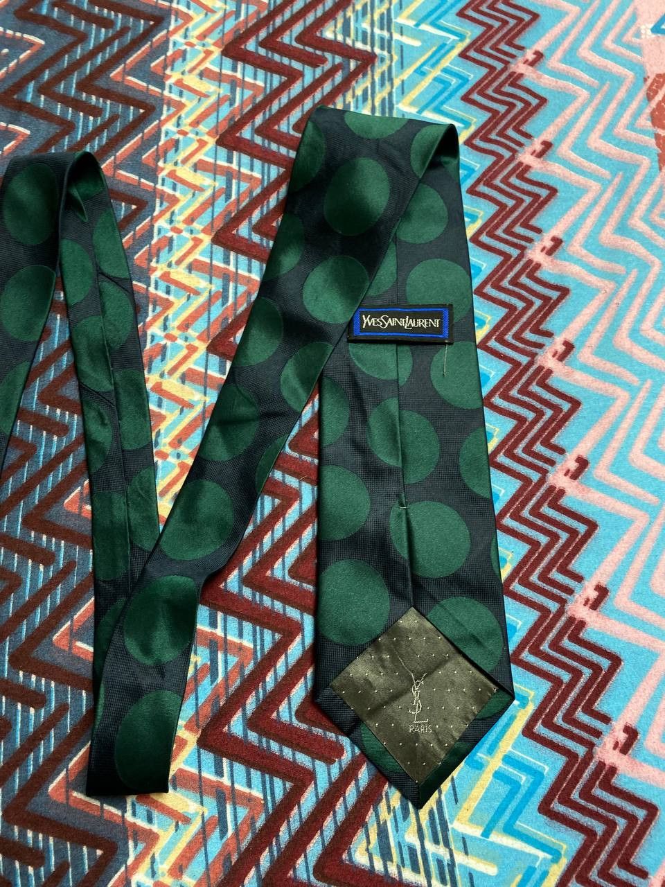 Yves Saint Laurent Tie Vintage Yves Saint Laurent One size luxury Y2K Size ONE SIZE - 7 Thumbnail