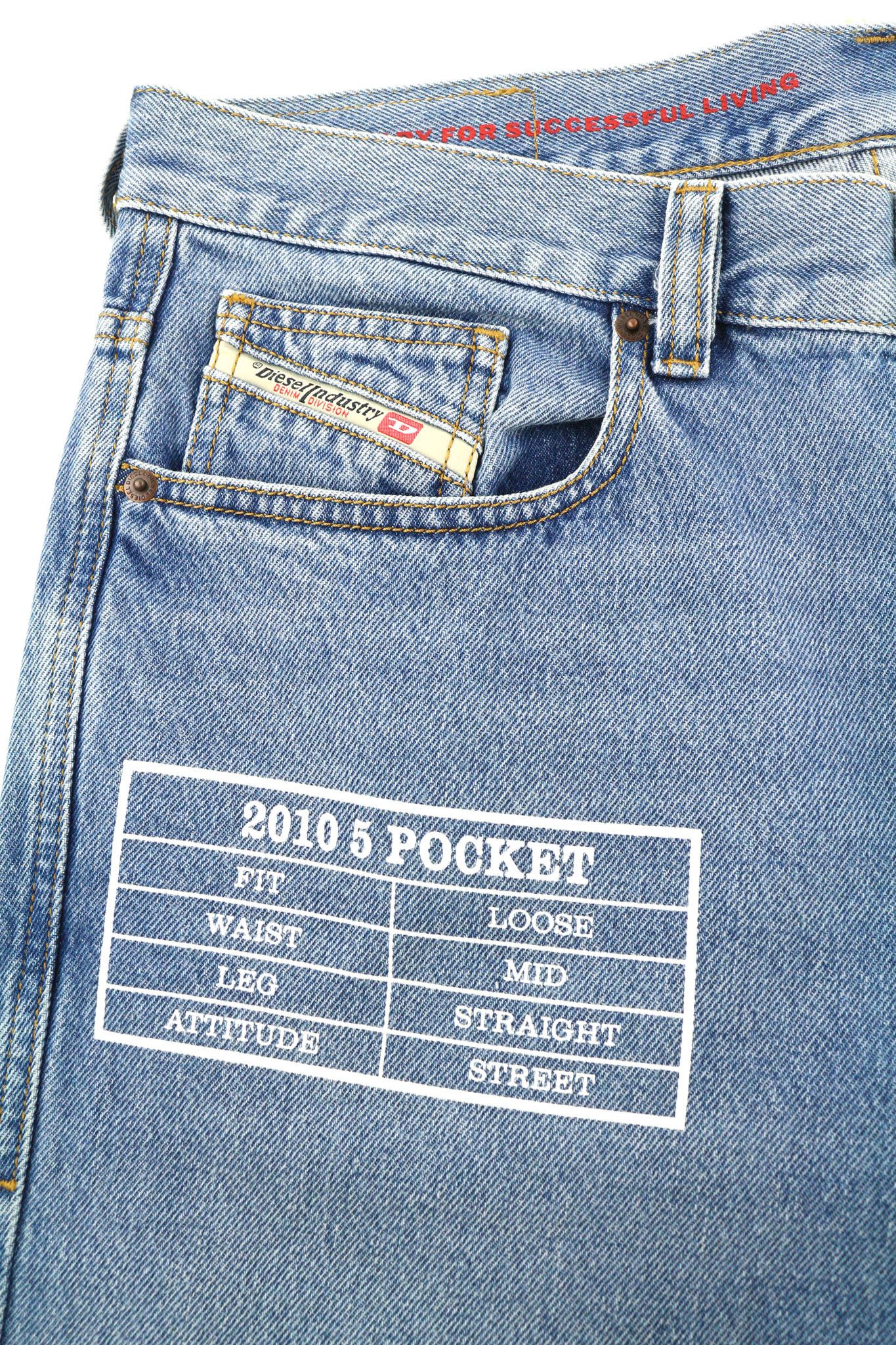 2010 9C16S W32/L32 Loose Fit Straight Button Jeans 40152