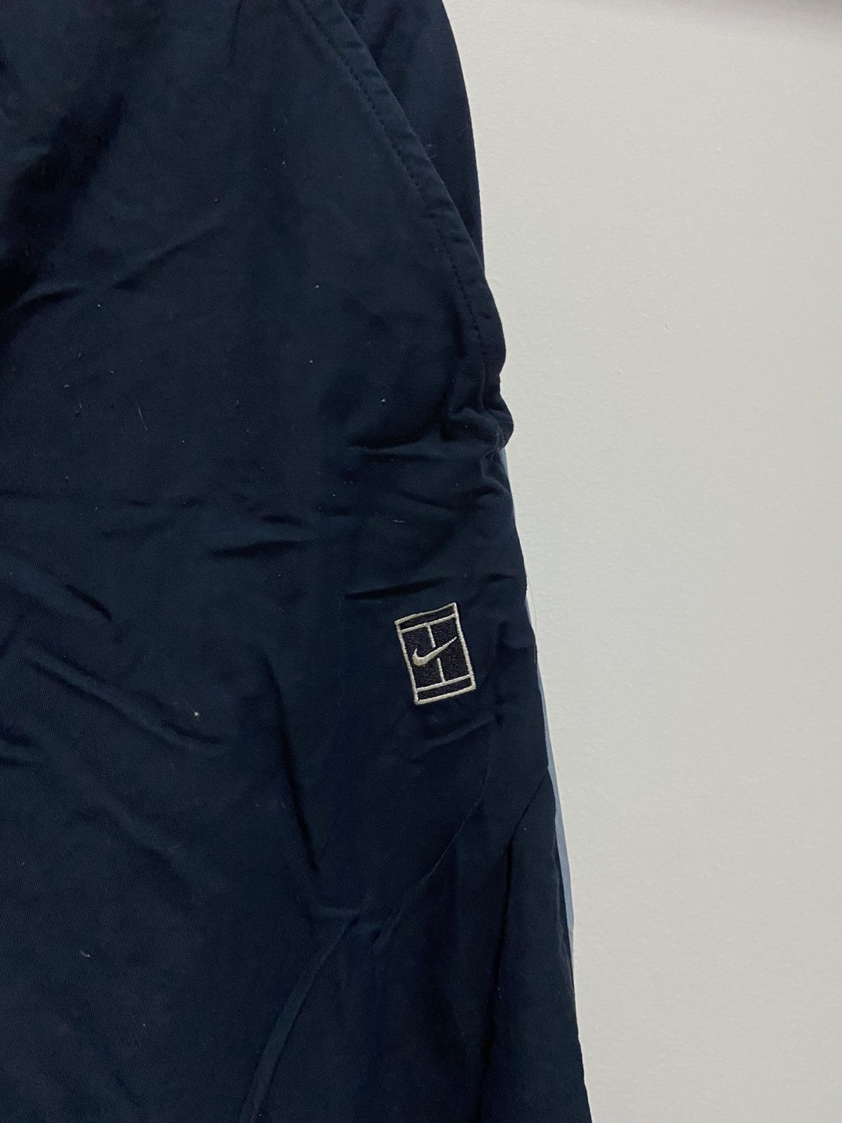 Nike × Vintage Nike Court Vintage Nylon Pants Small Logo stripe Size US 32 / EU 48 - 3 Thumbnail