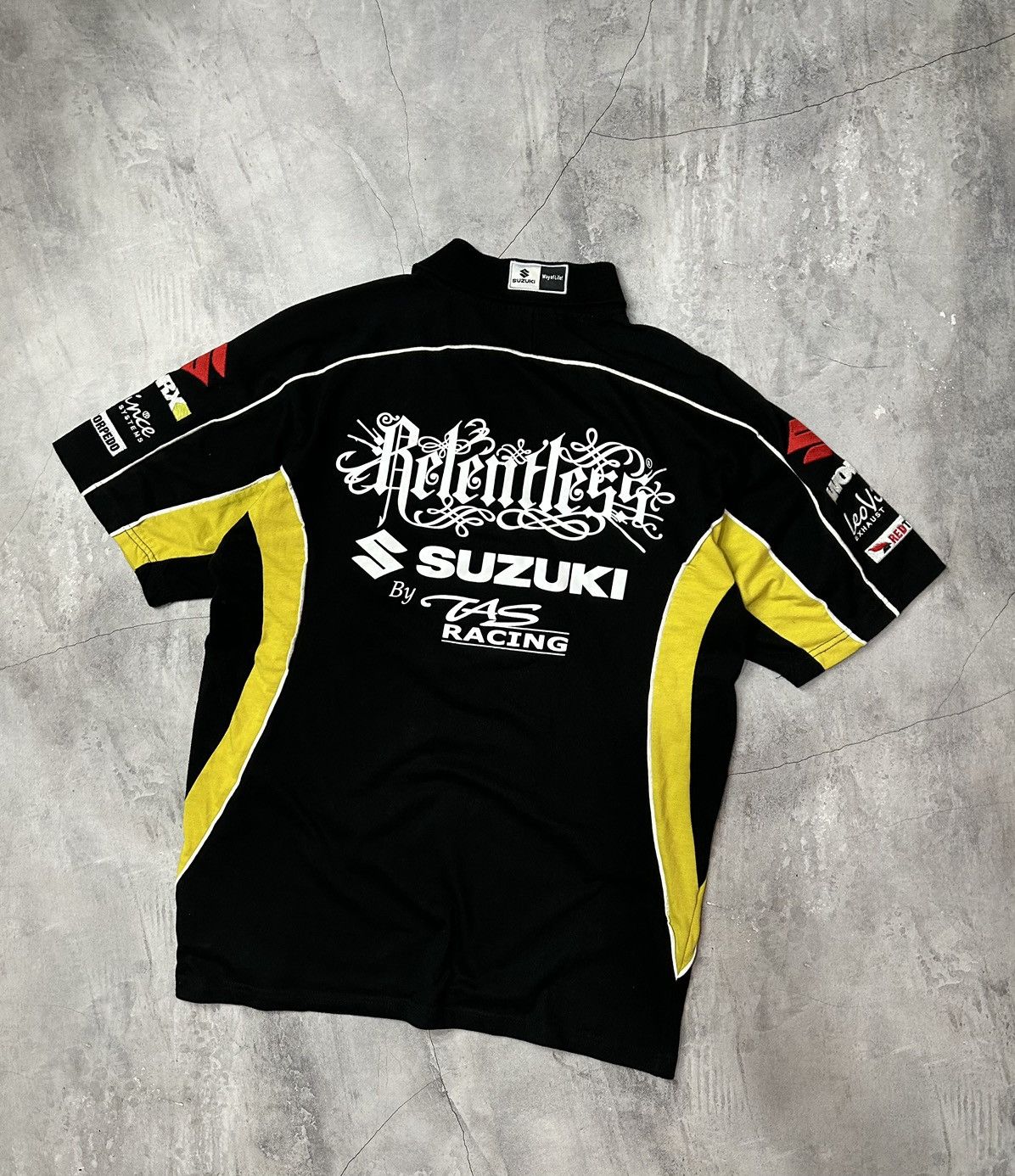 Vintage Vintage Racing Polo Shirt Suzuki Relentless y2k style Size US M / EU 48-50 / 2 - 1 Thumbnail