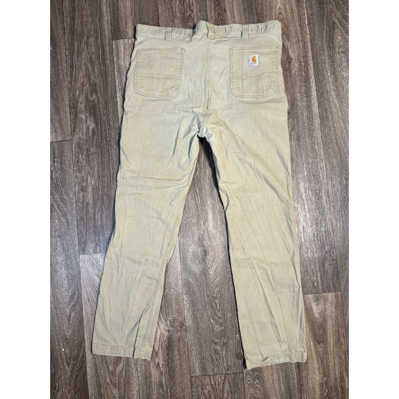 Carhartt Carhartt Workwear Khaki Tan Straight Fit 40x32 Pants Men Beige Khakis Pockets Size US 40 / EU 56 - 2 Thumbnail