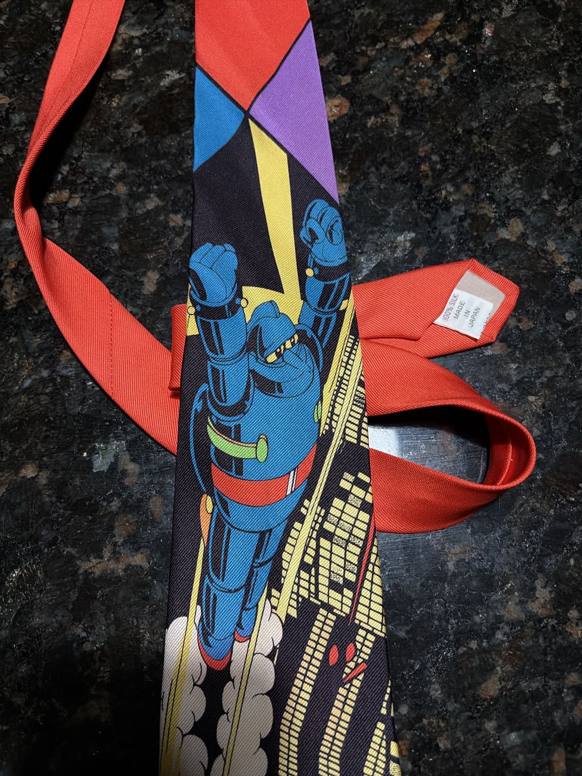 Yohji Yamamoto SS18 “南無阿弥陀仏” Square Tie | Grailed