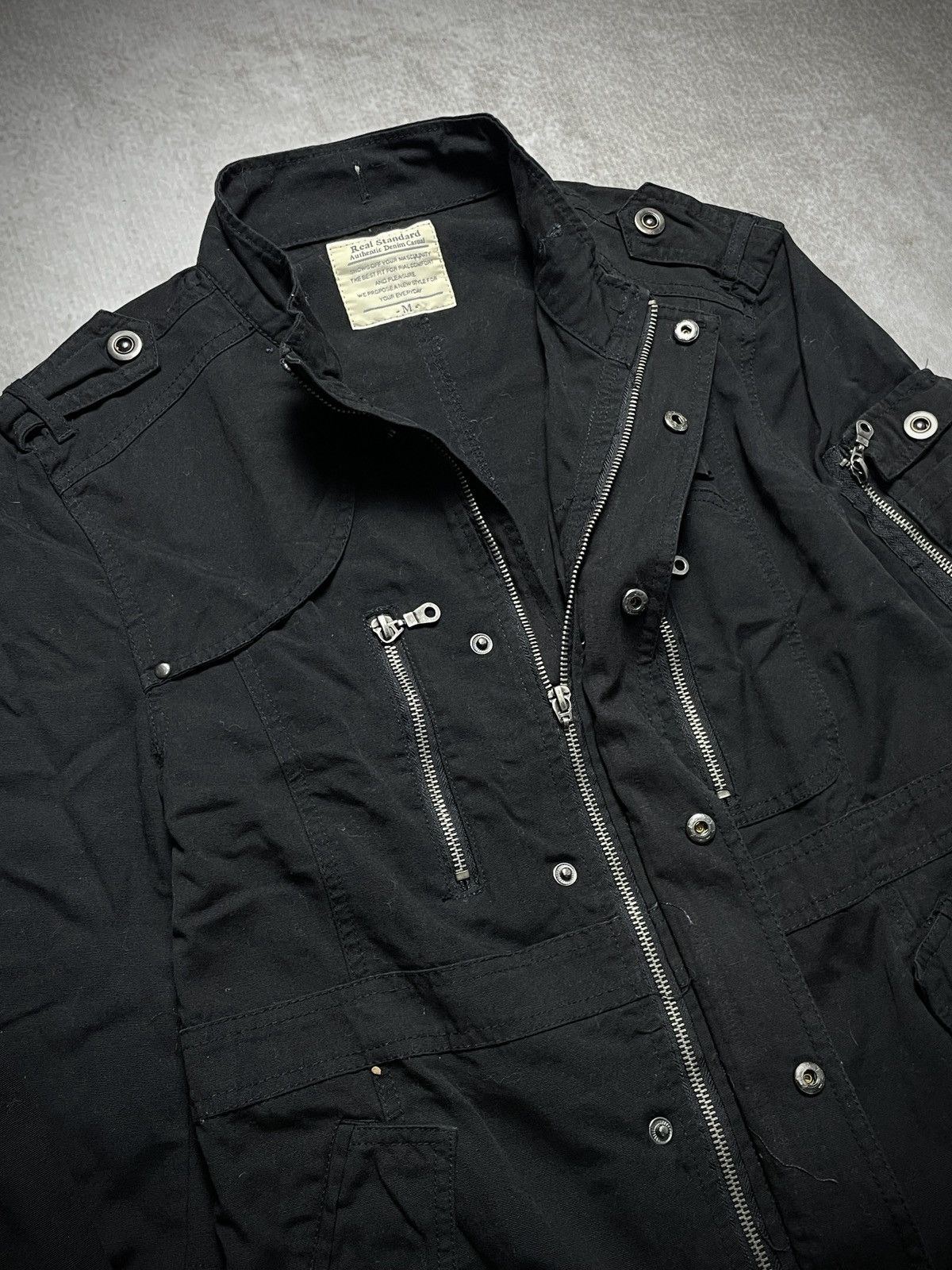 Japanese Brand 2000’s Real Standard - Vkei Style Bondage Parka Jacket Size US M / EU 48-50 / 2 - 9 Thumbnail