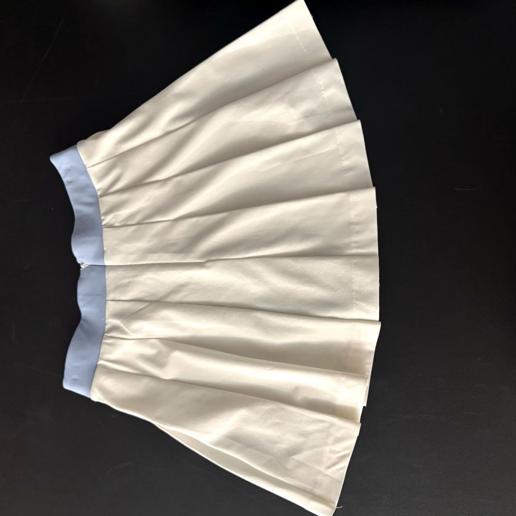 For Love & Lemons For Love & Lemons Skirt Short Mini White Blue Tennis Sophia S NWOT Ladies Womens Size 28" / US 6 / IT 42 - 3 Thumbnail