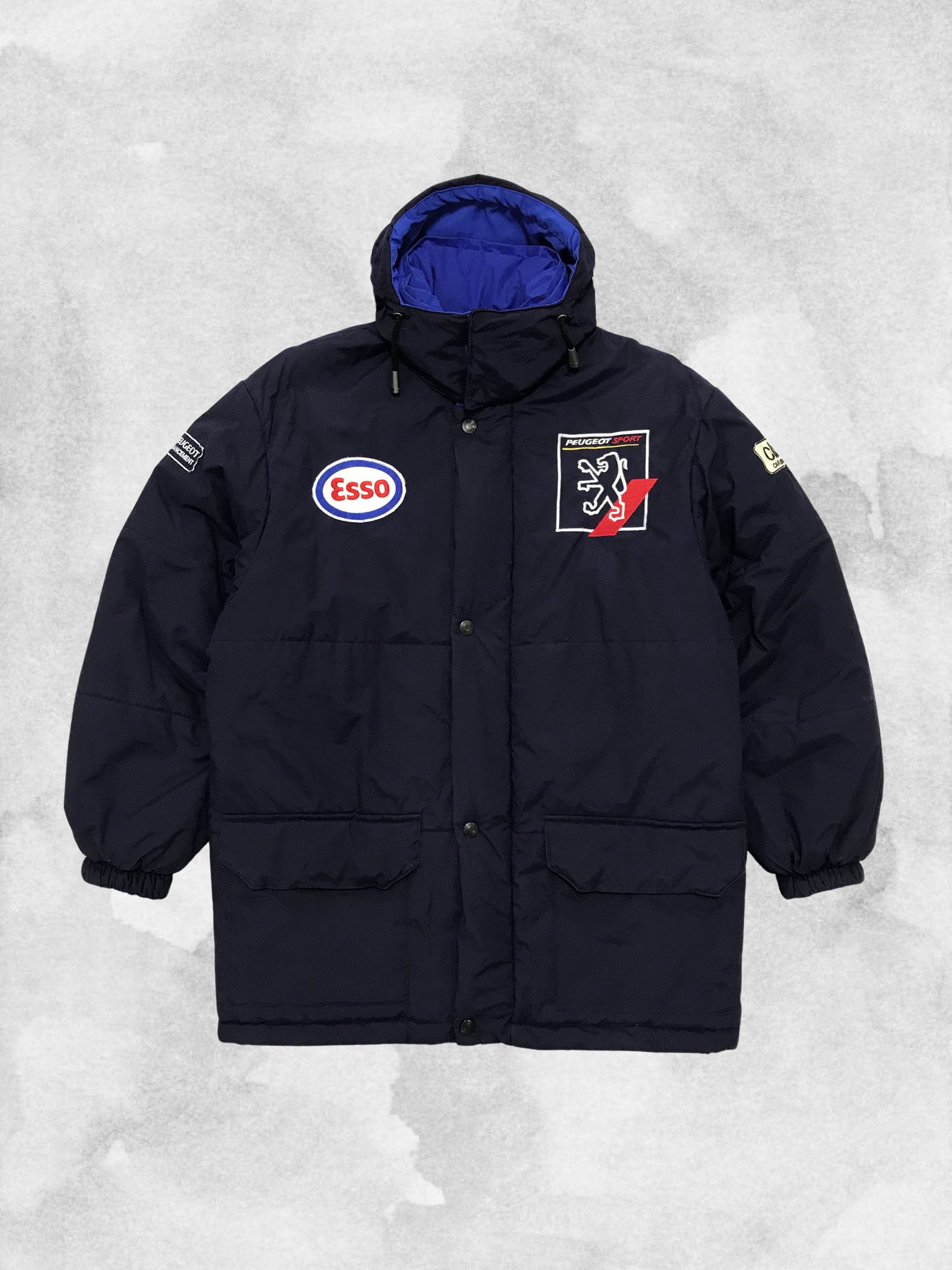 Vintage PEUGEOT Sport Esso Vintage Jacket Racing Rare 90s Rally F1 Size US M / EU 48-50 / 2 - 1 Thumbnail