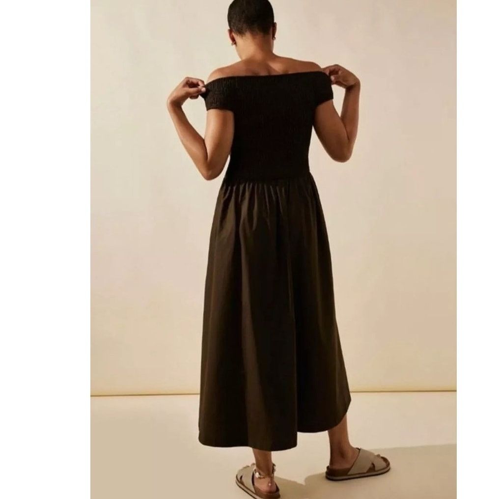 Free People New Free People Ceci Smocked Midi Dress Free-est $98 SMALL Size S / US 4 / IT 40 - 3 Thumbnail