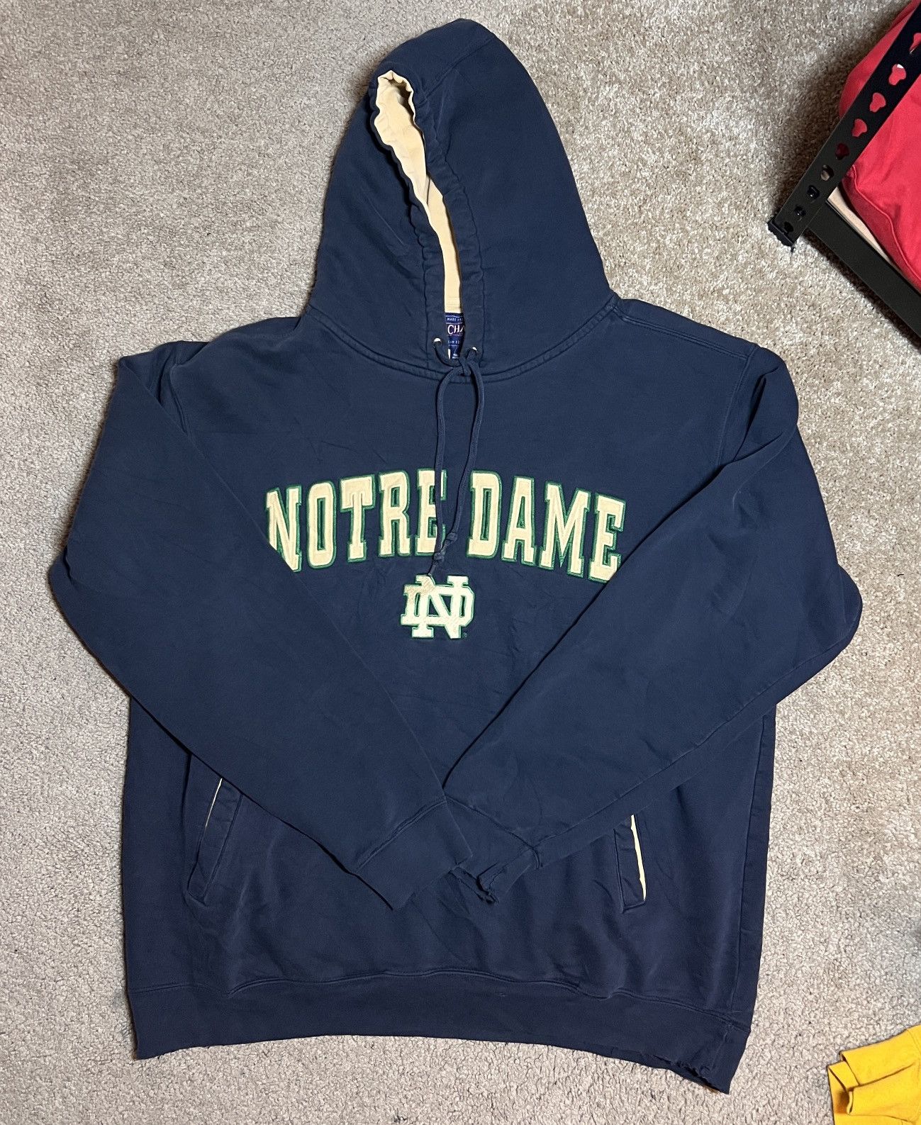 Champs Sport Norte Dame Vintage Champs Hoodie Size US L / EU 52-54 / 3 - 1 Thumbnail